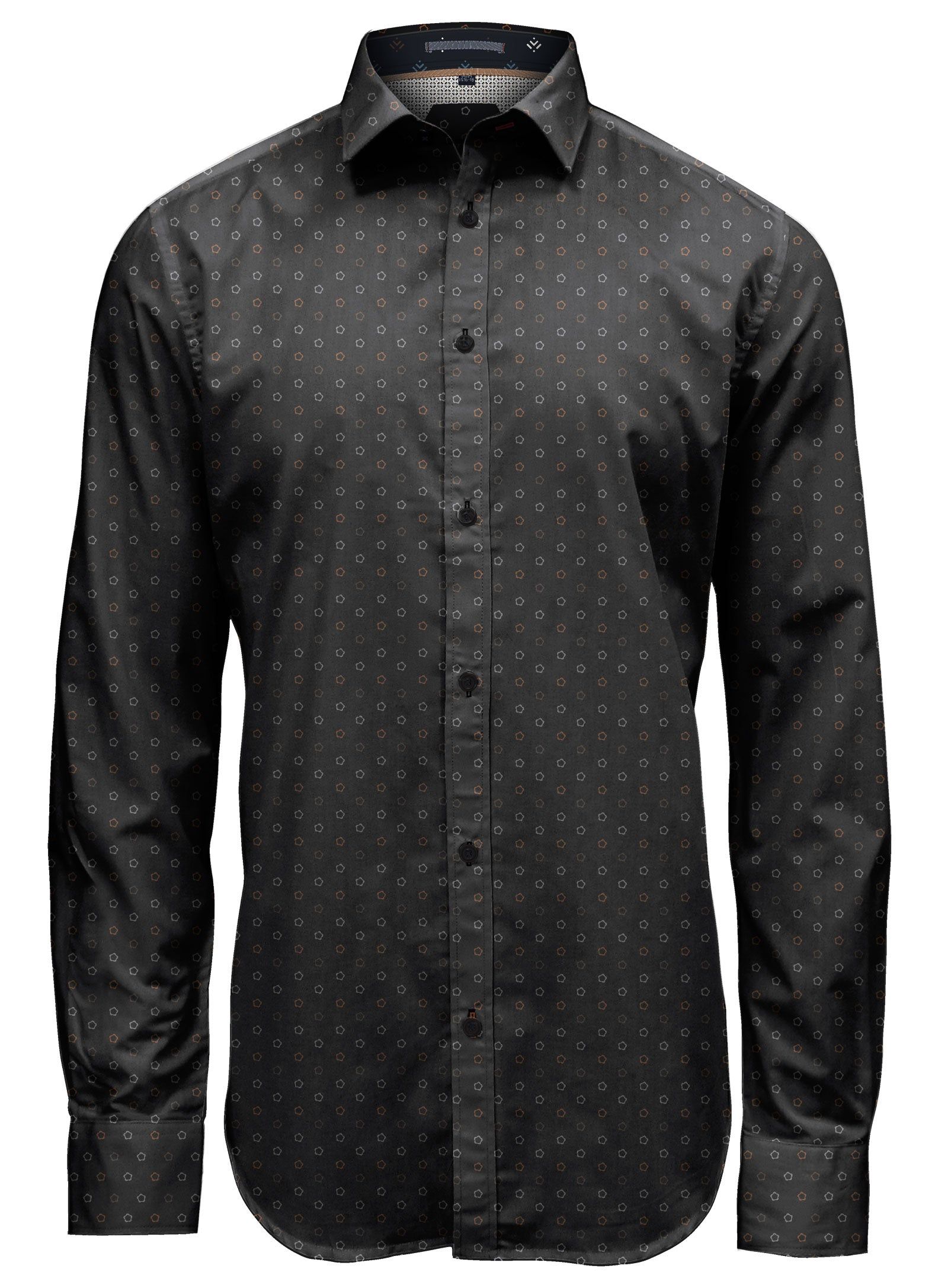 NIALL | Luxury Printed Shirt||NIALL | Chemise imprimée de luxe sold by Point Zero product image thumbnail 5