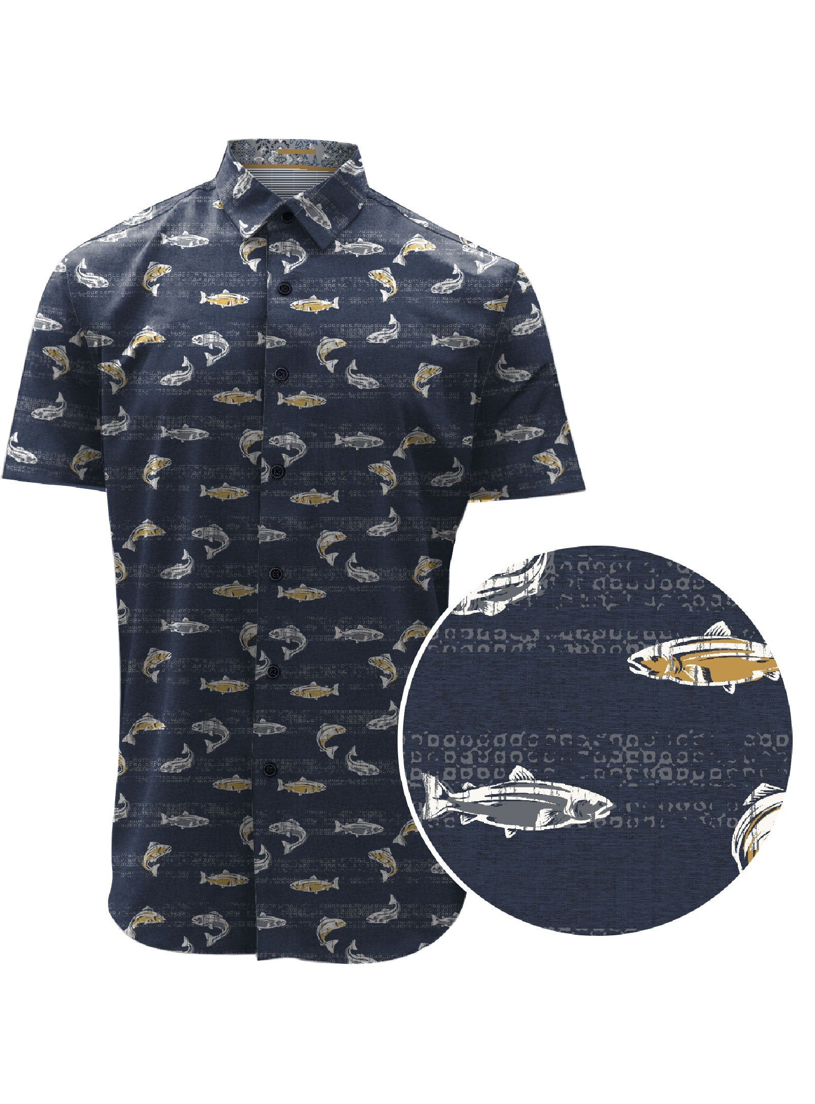 MARIO|Tuck out printed button Shirt||MARIO|Chemise imprimée à boutons détachés sold by Point Zero product image thumbnail 2