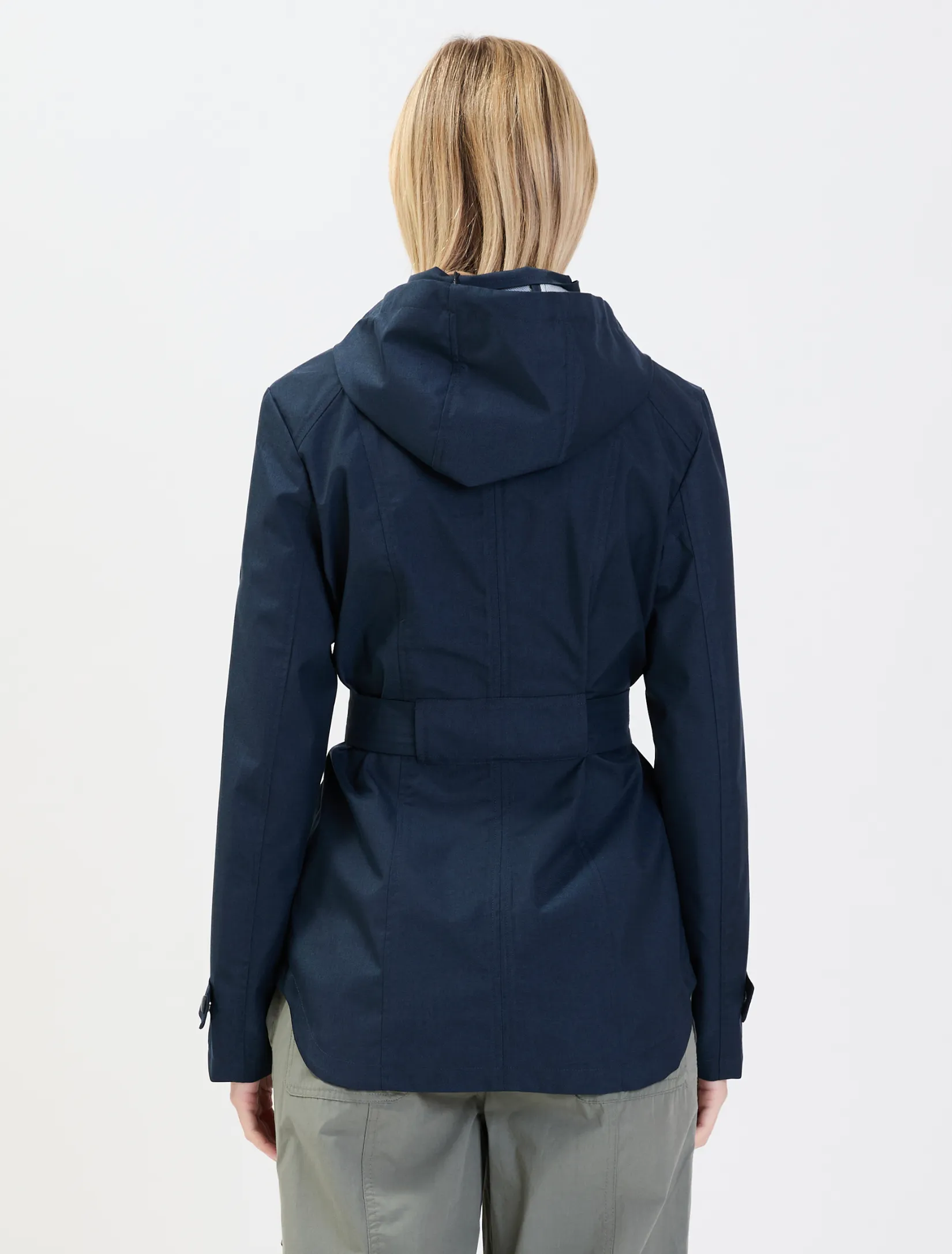 CAROLINA | Belted rain jacket || CAROLINA | Manteau de pluieavec ceinture sold by Point Zero product image thumbnail 4