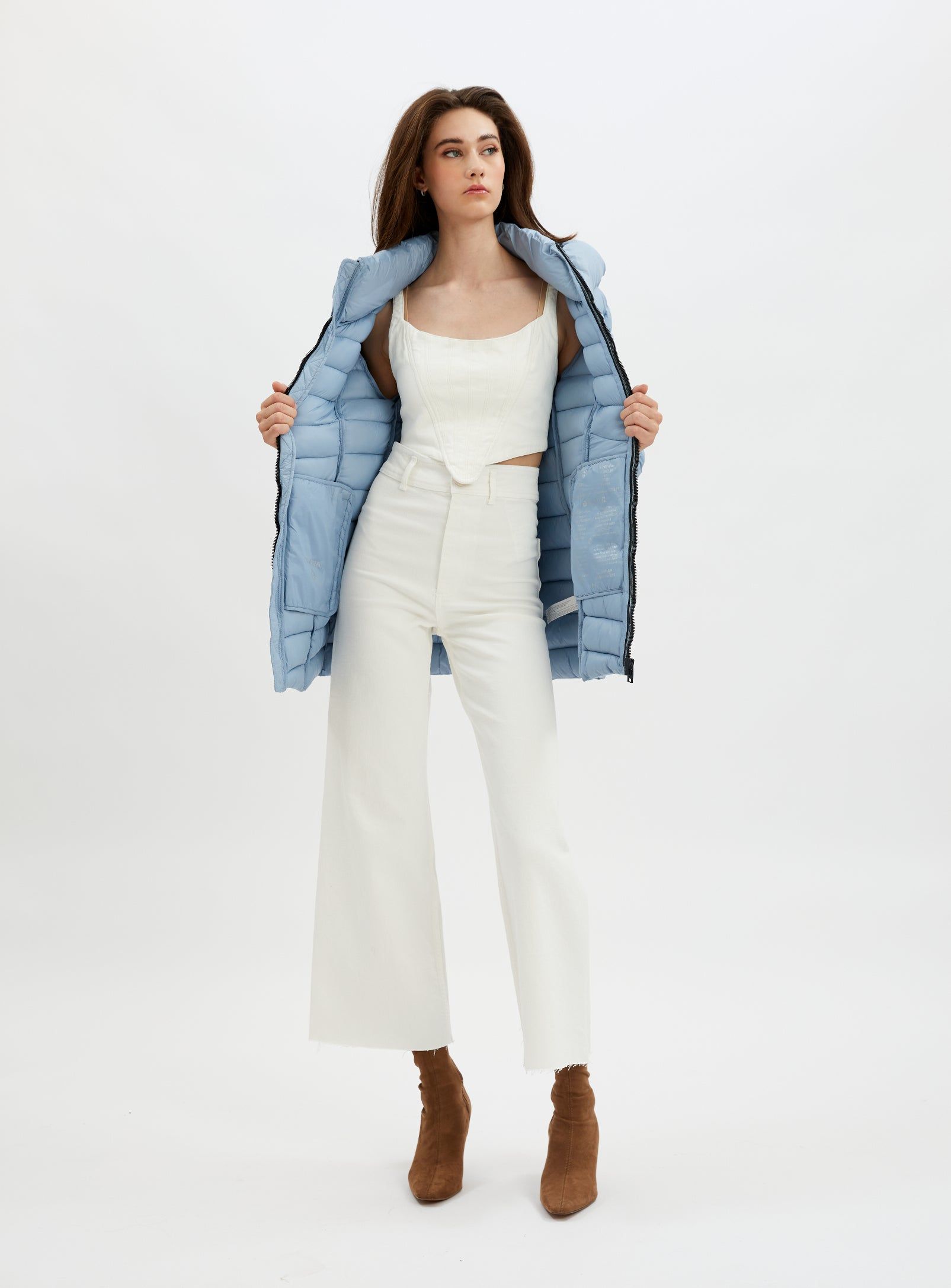 JESSYANN | Mid weight puffer jacket with hood || JESSYANN | Doudoune d'épaisseur moyenne avec capuche sold by Point Zero product image thumbnail 20