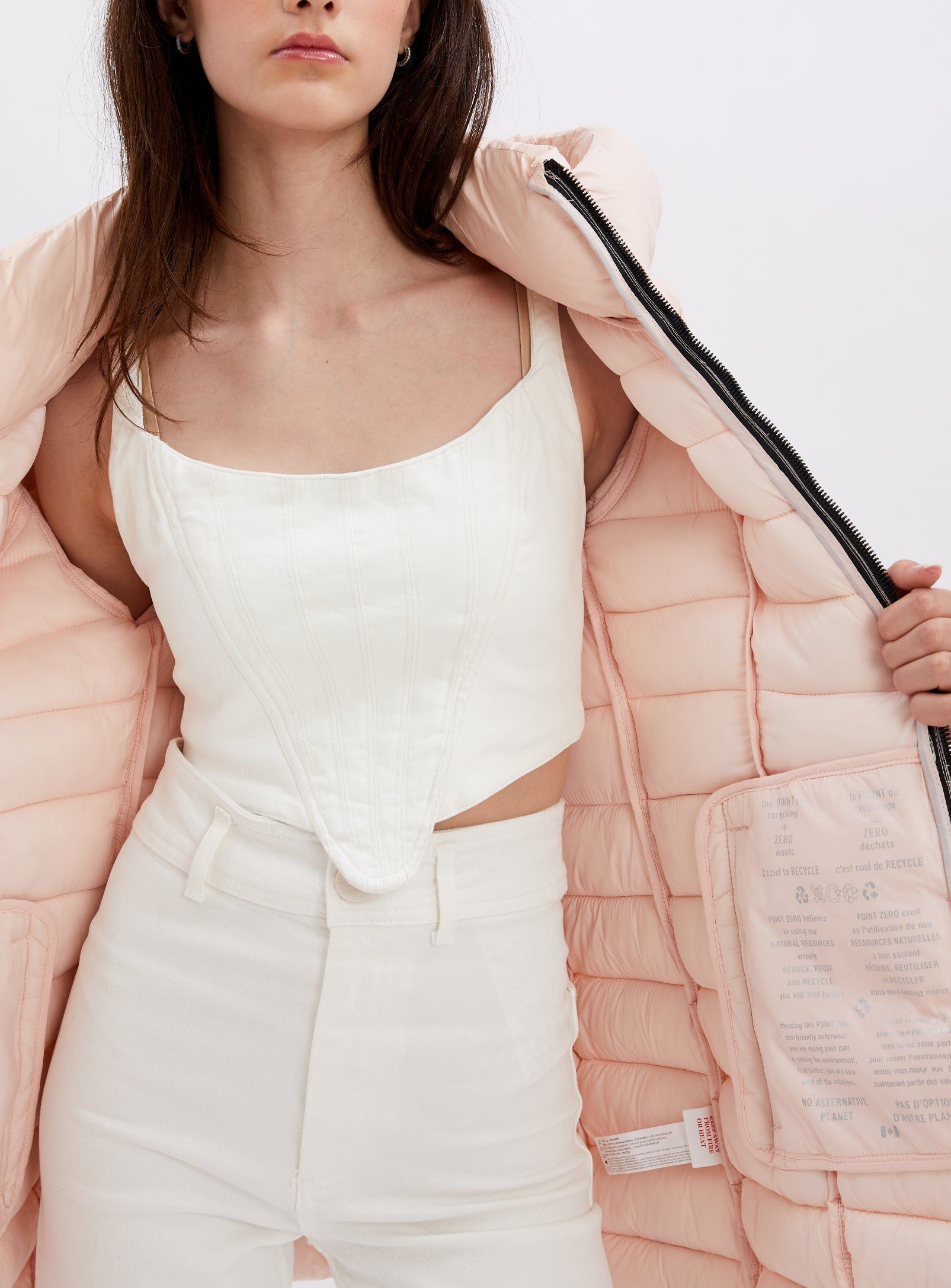 JESSYANN | Mid weight puffer jacket with hood || JESSYANN | Doudoune d'épaisseur moyenne avec capuche sold by Point Zero product image thumbnail 28