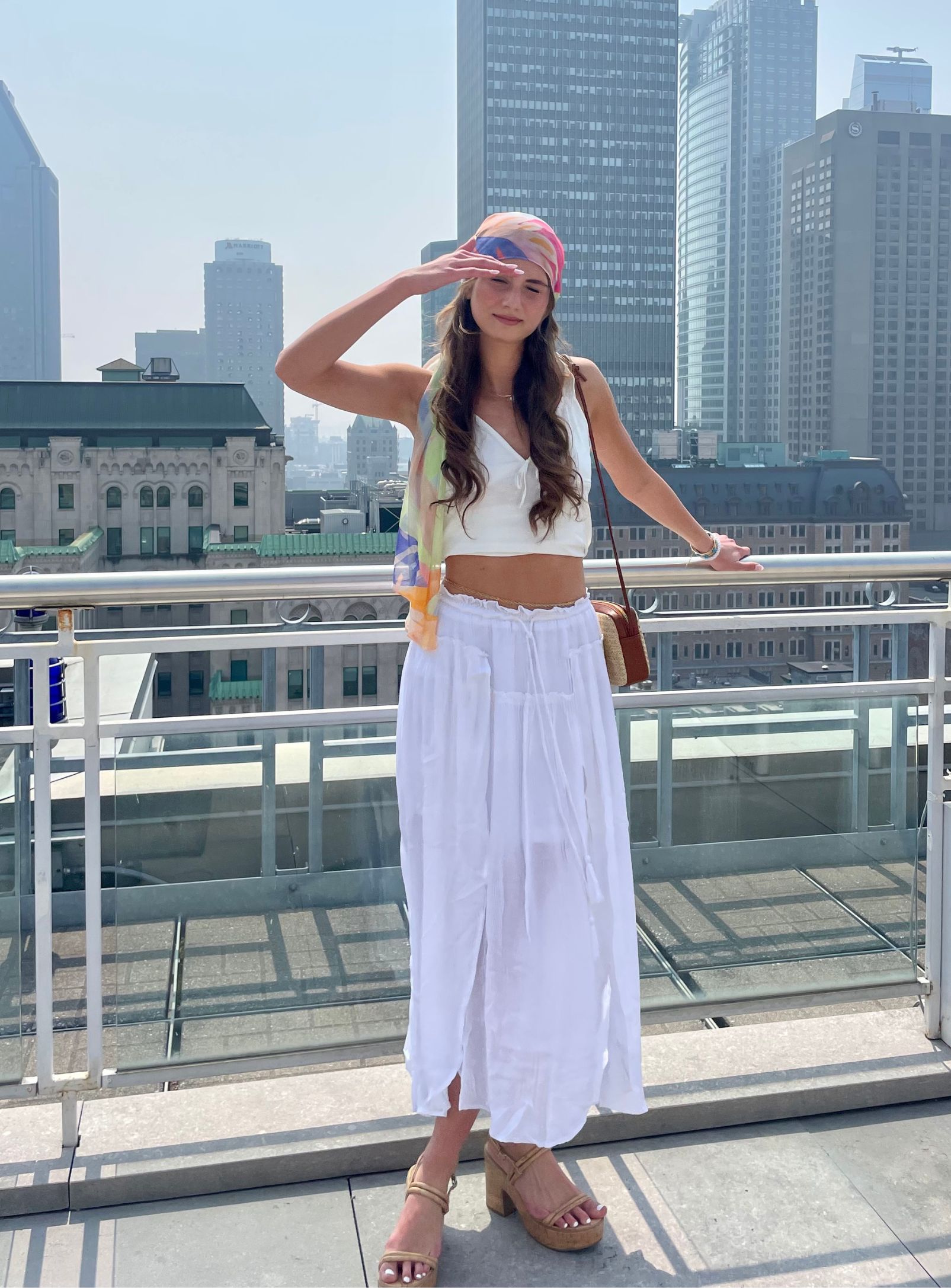 KAY | White Maxi Skirt ||KAY | Jupe Maxi Blanche sold by Point Zero product image thumbnail 2