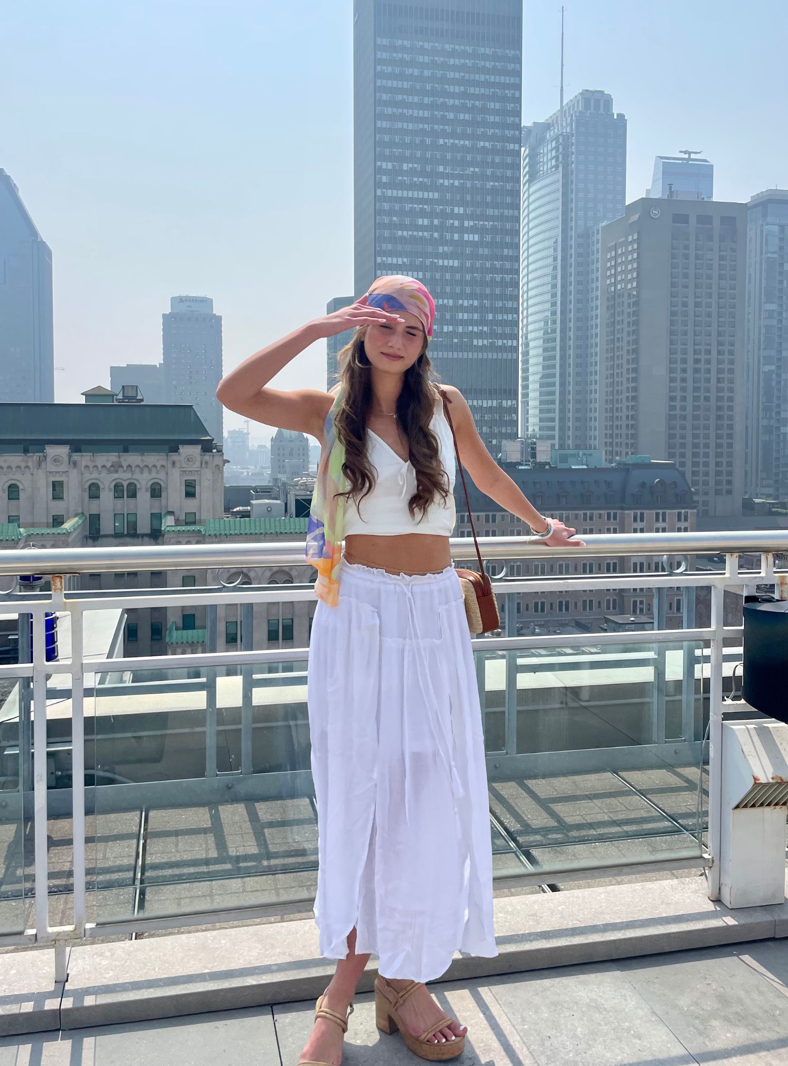 KAY | White Maxi Skirt ||KAY | Jupe Maxi Blanche sold by Point Zero product image thumbnail 3