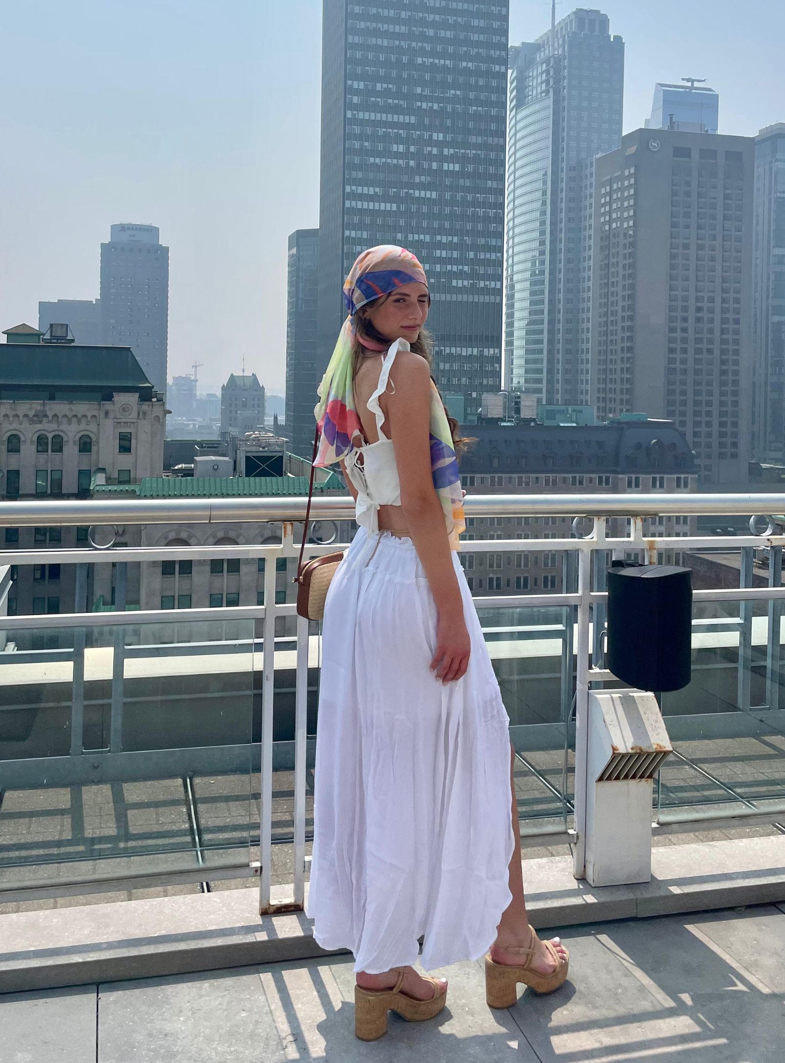 KAY | White Maxi Skirt ||KAY | Jupe Maxi Blanche sold by Point Zero product image thumbnail 5