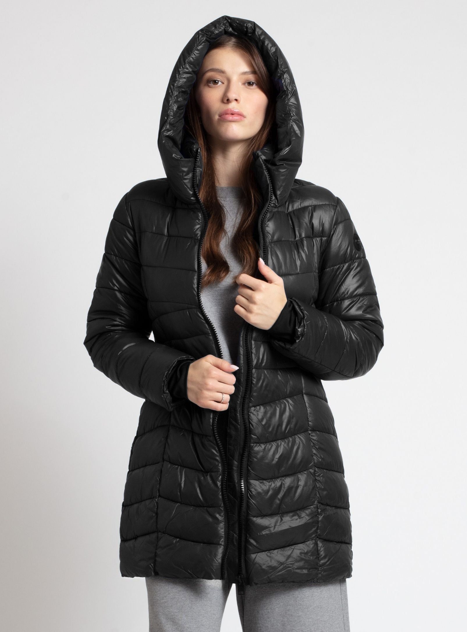 HAILEY | Long quilted midweight puffer jacket||HAILEY | Veste longue matelassée sold by Point Zero product image thumbnail 25