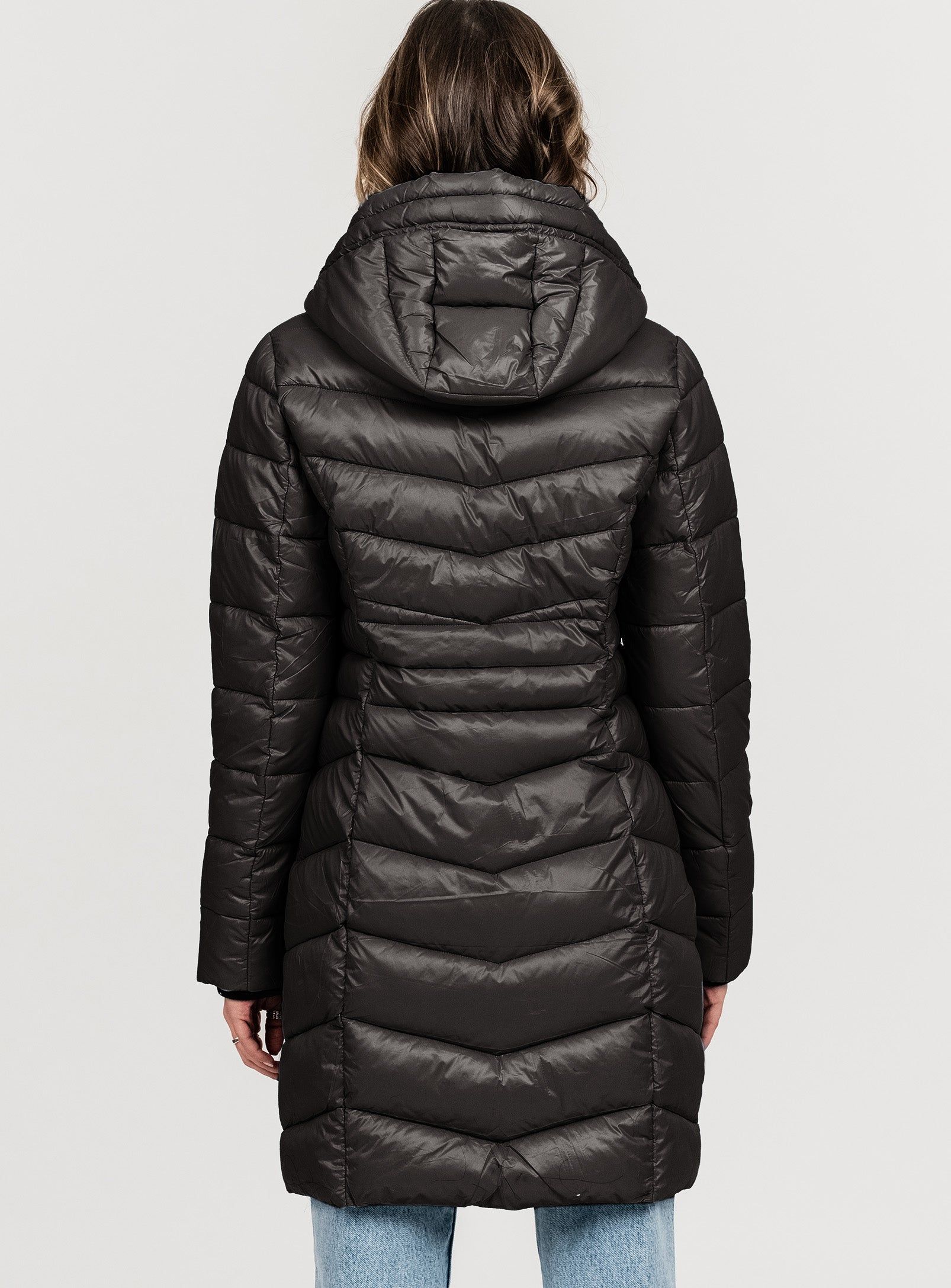 HAILEY | Long quilted midweight puffer jacket||HAILEY | Veste longue matelassée sold by Point Zero product image thumbnail 19
