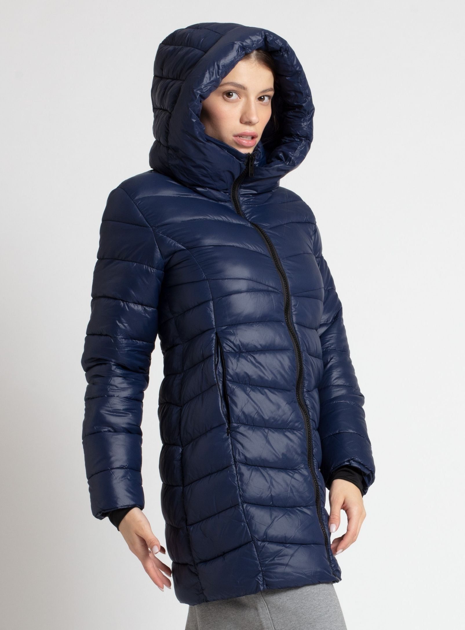 HAILEY | Long quilted midweight puffer jacket||HAILEY | Veste longue matelassée sold by Point Zero product image thumbnail 2