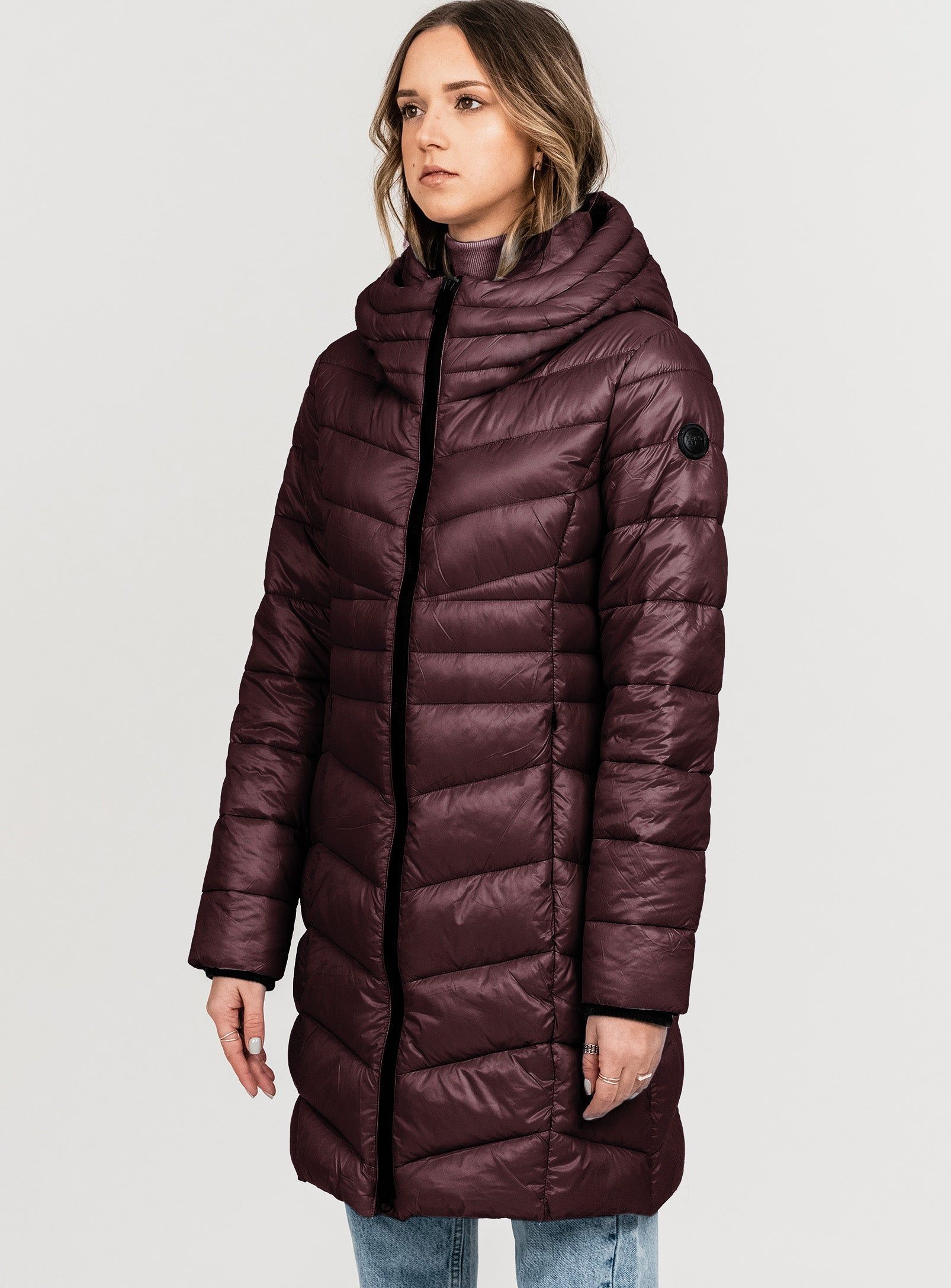 HAILEY | Long quilted midweight puffer jacket||HAILEY | Veste longue matelassée sold by Point Zero product image thumbnail 14
