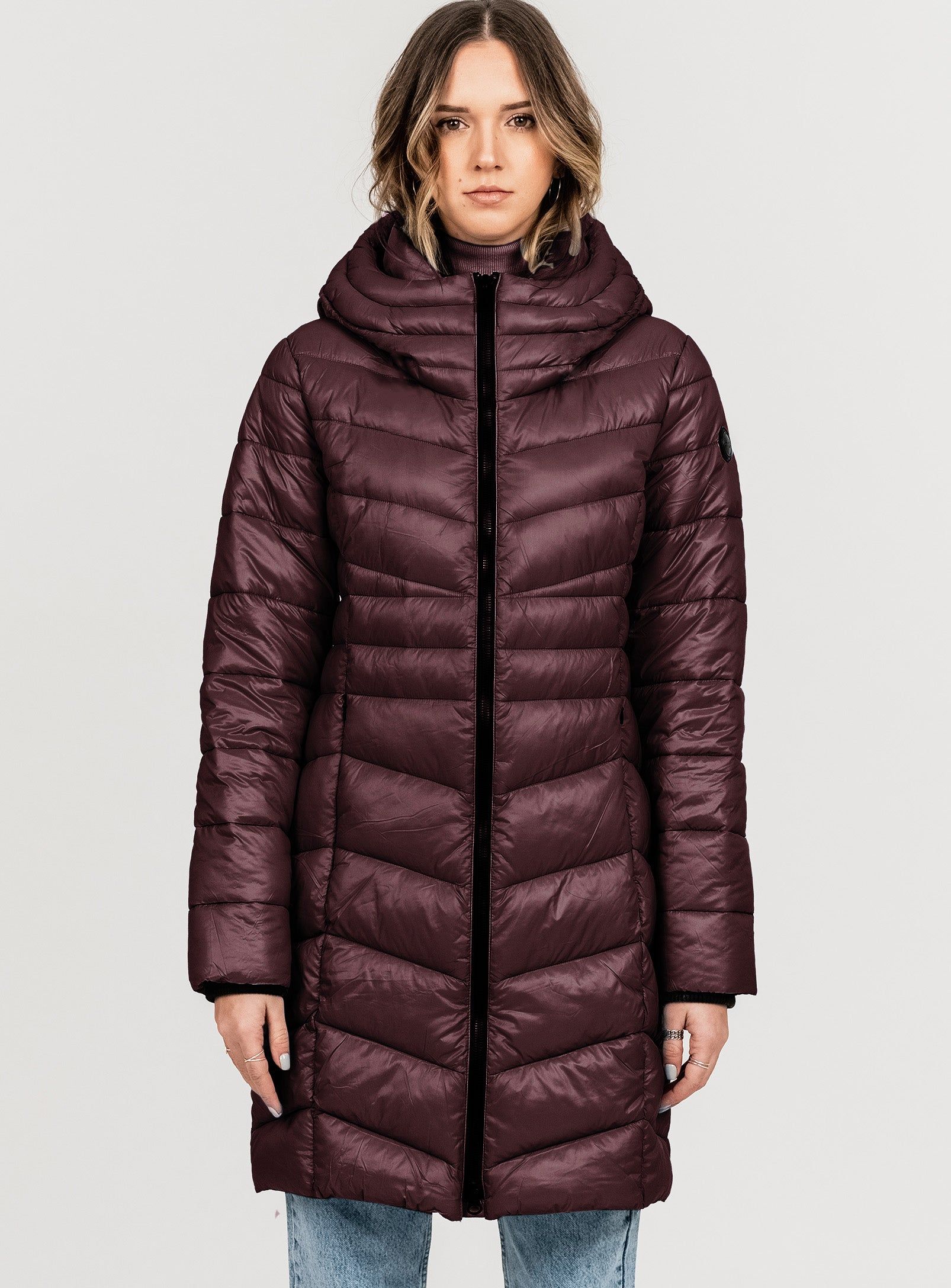 HAILEY | Long quilted midweight puffer jacket||HAILEY | Veste longue matelassée sold by Point Zero product image thumbnail 15