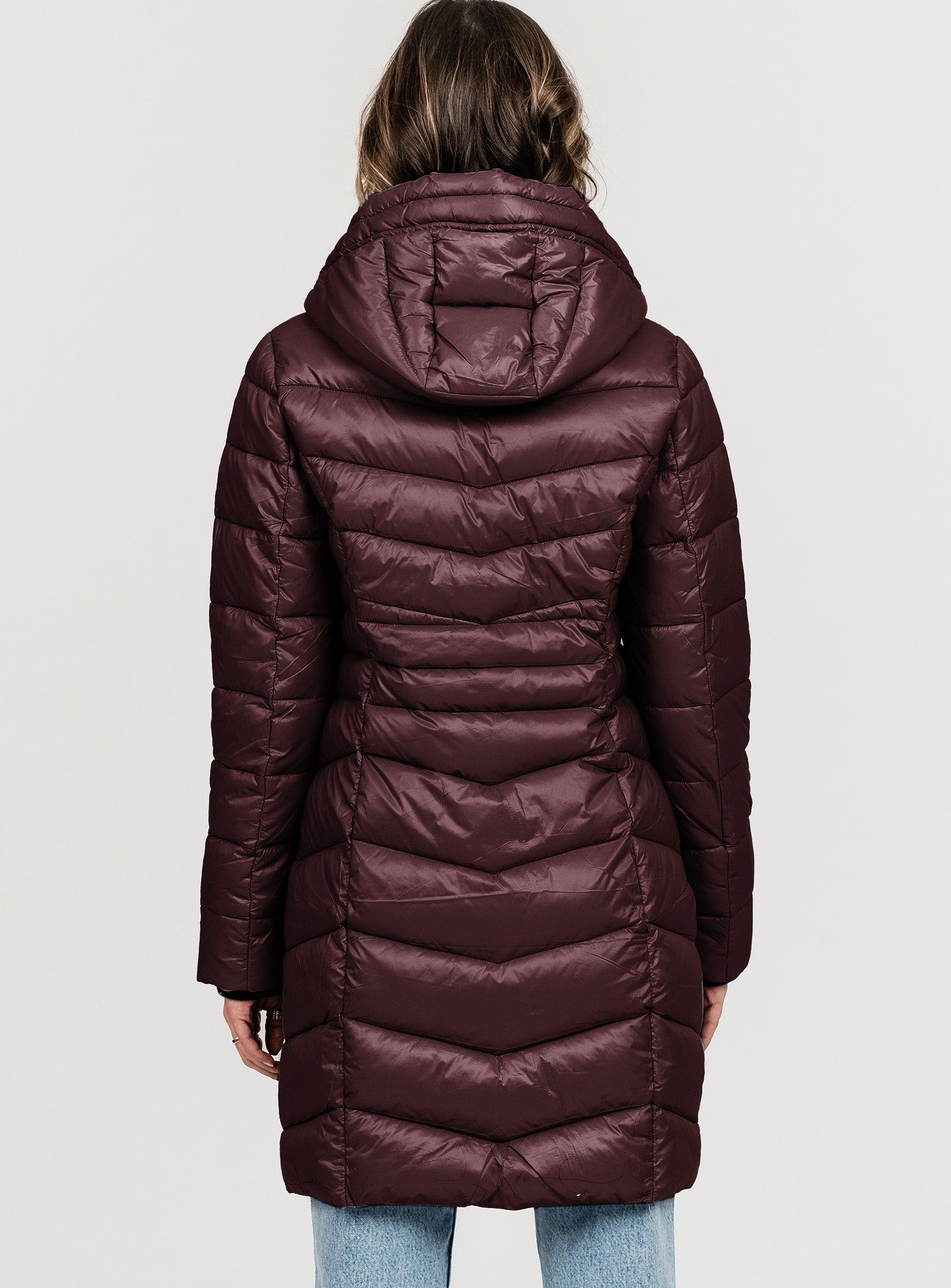 HAILEY | Long quilted midweight puffer jacket||HAILEY | Veste longue matelassée sold by Point Zero product image thumbnail 21