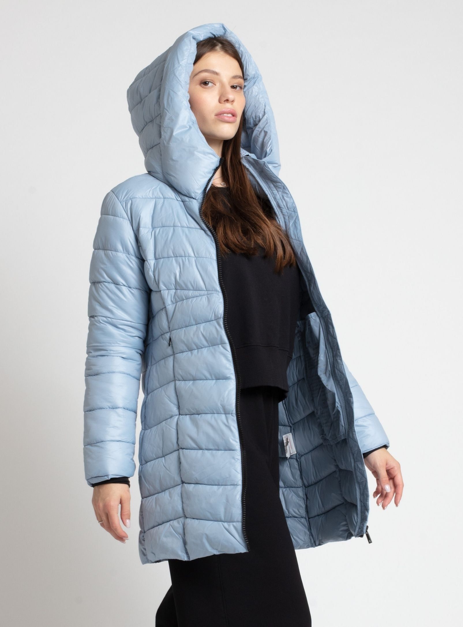 HAILEY | Long quilted midweight puffer jacket||HAILEY | Veste longue matelassée sold by Point Zero product image thumbnail 13