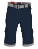 TOLGA | 2-TONE STRETCH DENIM CAPRI WITH BELT || TOLGA | CAPRI EN DENIM STRETCH 2 TONS AVEC CEINTURE sold by Point Zero
