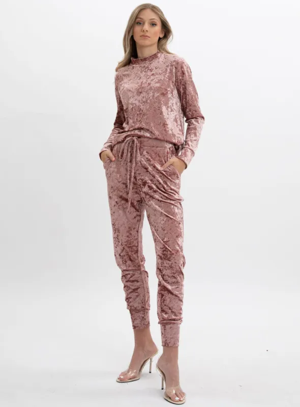 JUJUBE | Crushed velvet pull on jogger  || JUJUBE | Jogger en velour sold by Point Zero