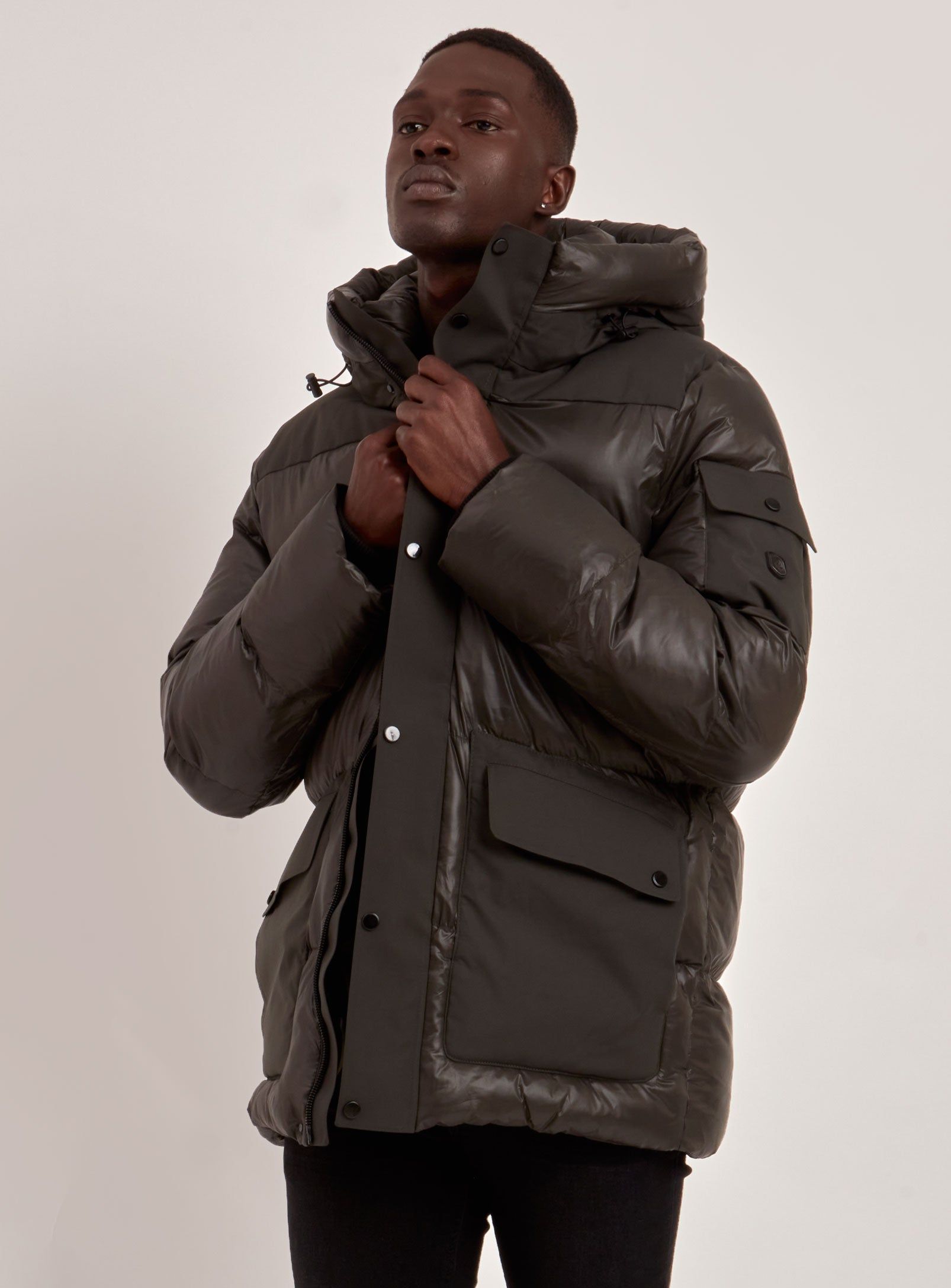 ELI | QUILTED ECO DOWN PUFFER (-20°C)-MILITARY||ELI | DOUDOUNE ECO REMBOURREE-MILITAIRE sold by Point Zero product image thumbnail 4