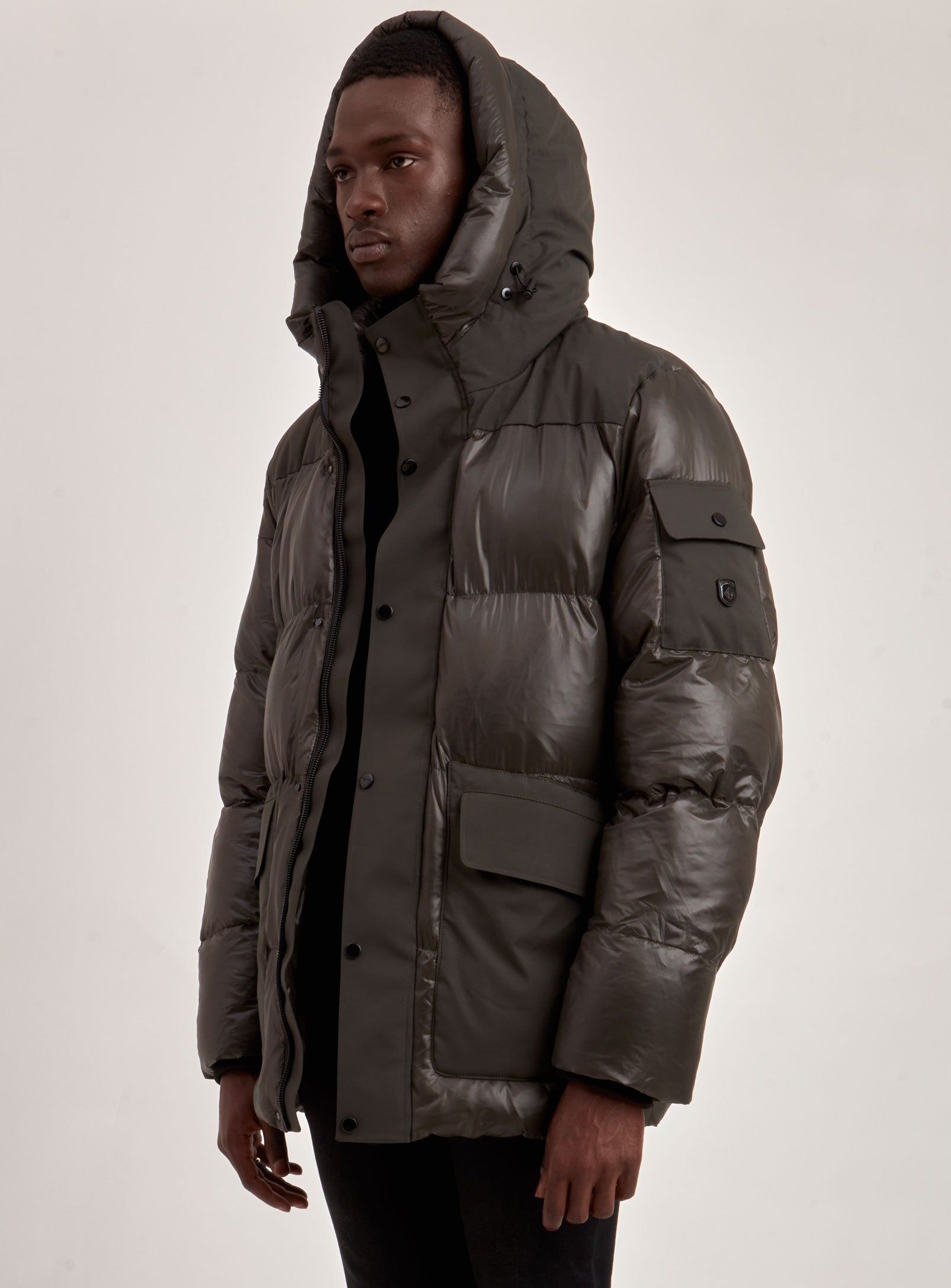 ELI | QUILTED ECO DOWN PUFFER (-20°C)-MILITARY||ELI | DOUDOUNE ECO REMBOURREE-MILITAIRE sold by Point Zero product image thumbnail 3