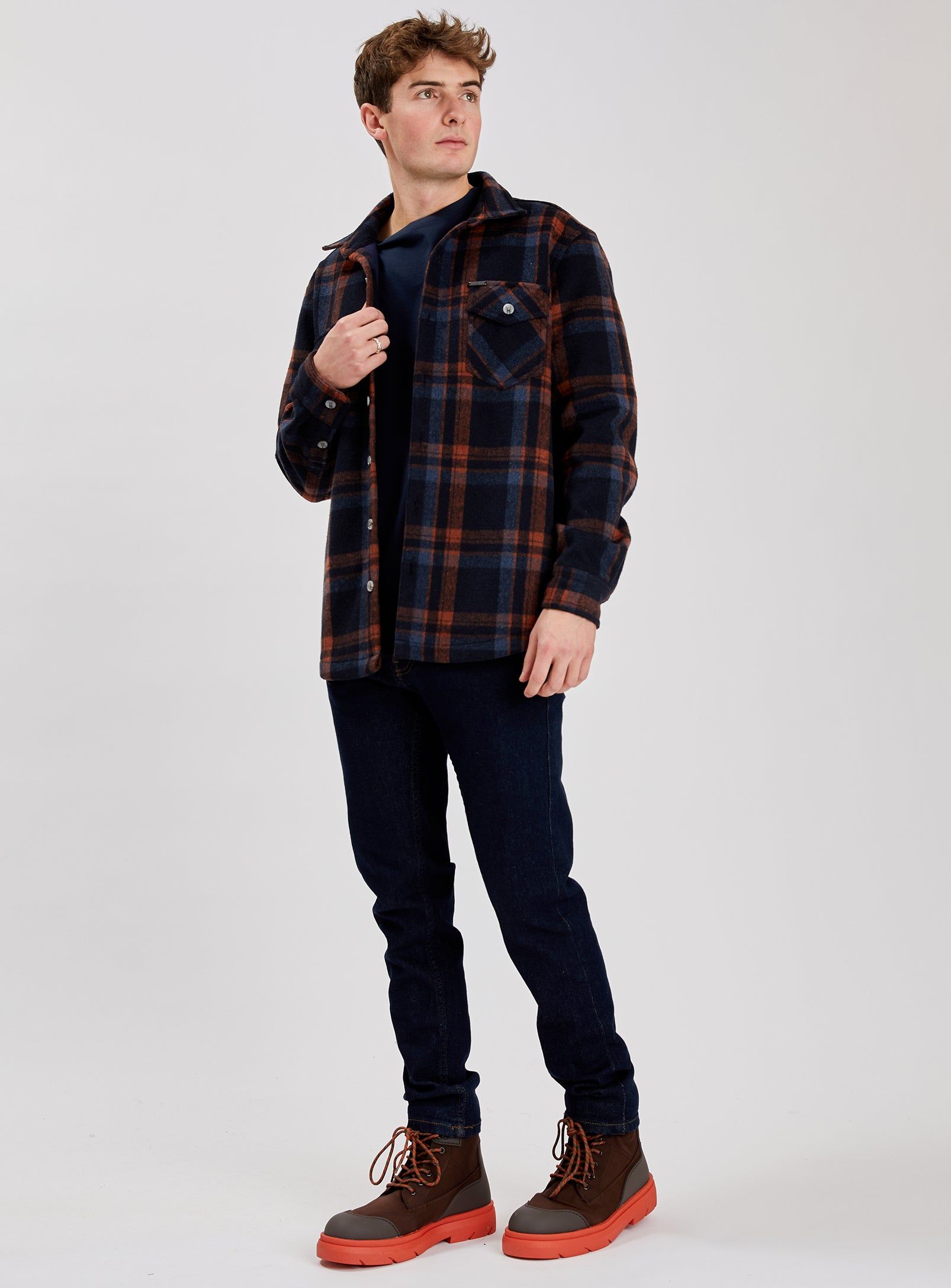 JAXON | Flannel/ Micro Fleece double sided overshirt|| JAXON |Surchemise double face en flanelle/micro polaire sold by Point Zero product image thumbnail 5