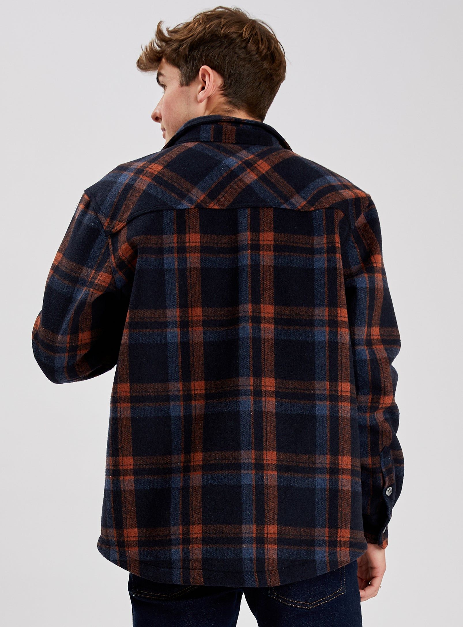 JAXON | Flannel/ Micro Fleece double sided overshirt|| JAXON |Surchemise double face en flanelle/micro polaire sold by Point Zero product image thumbnail 3