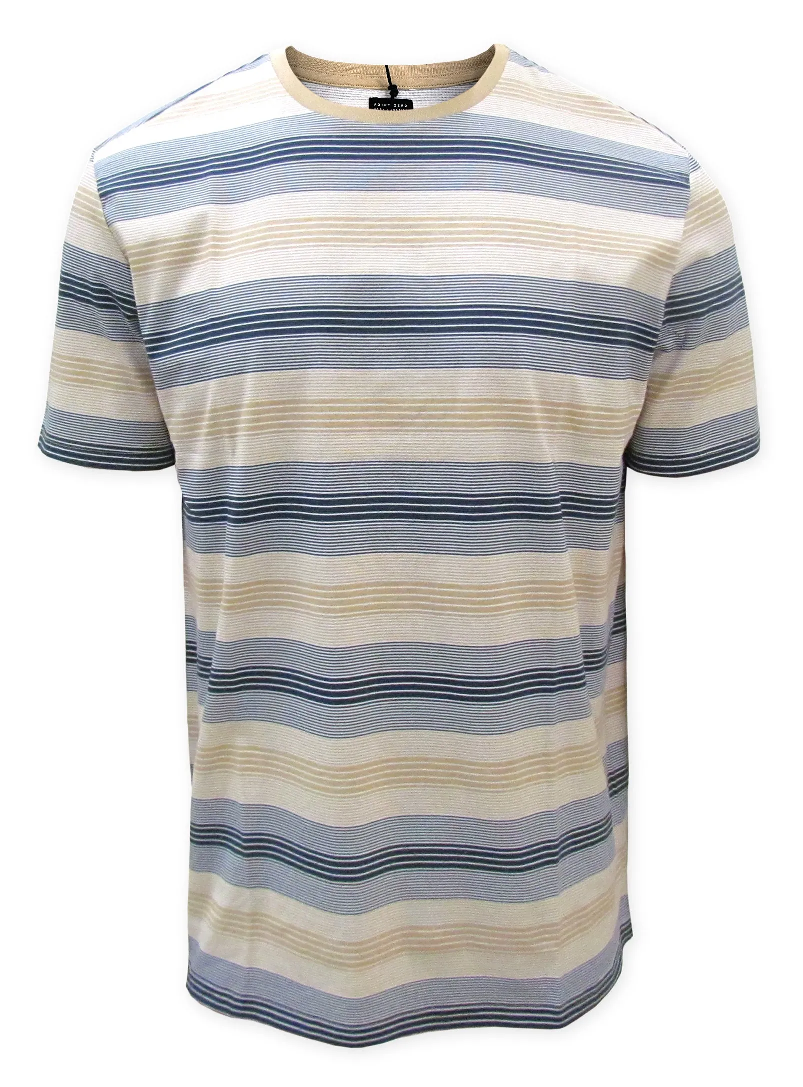 BIL | Short sleeve crewneck stripes t-shirt || BIL | T-shirt manches courtes col rond rayures sold by Point Zero product image thumbnail 2