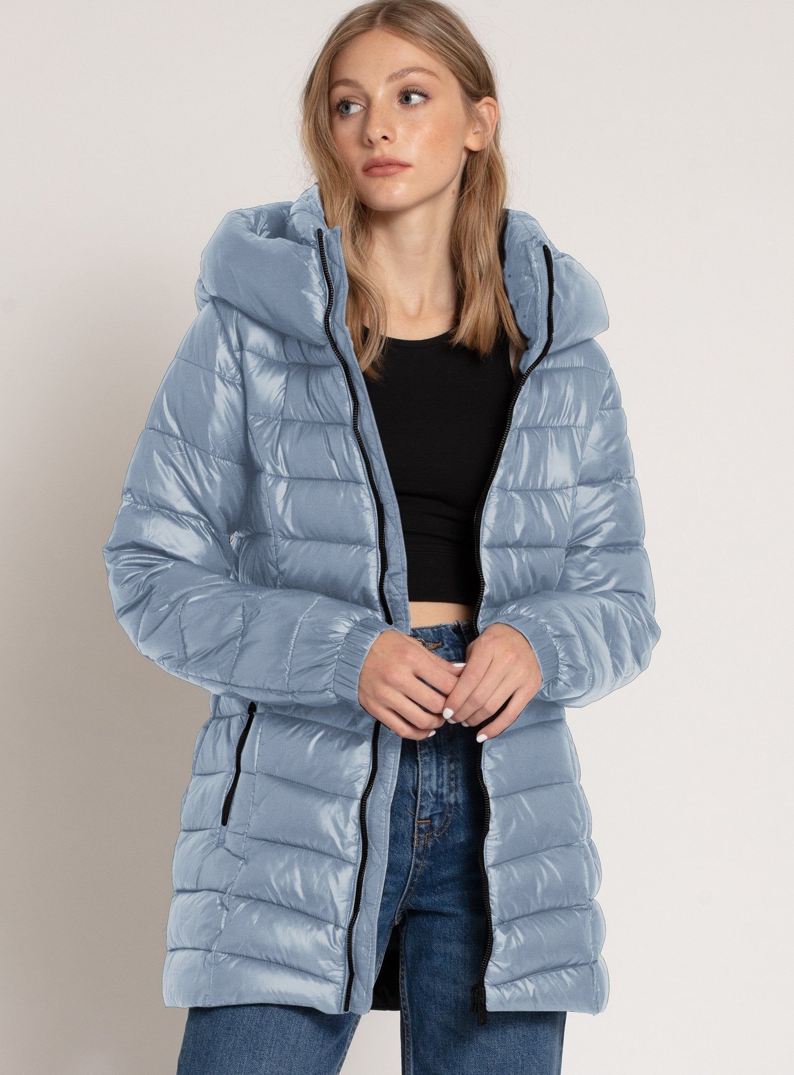 CLAUDIA | QUILTED MIDWEIGHT PUFFER JACKET||CLAUDIA | VESTE MATELASSÉE MOYENNE sold by Point Zero product image thumbnail 27