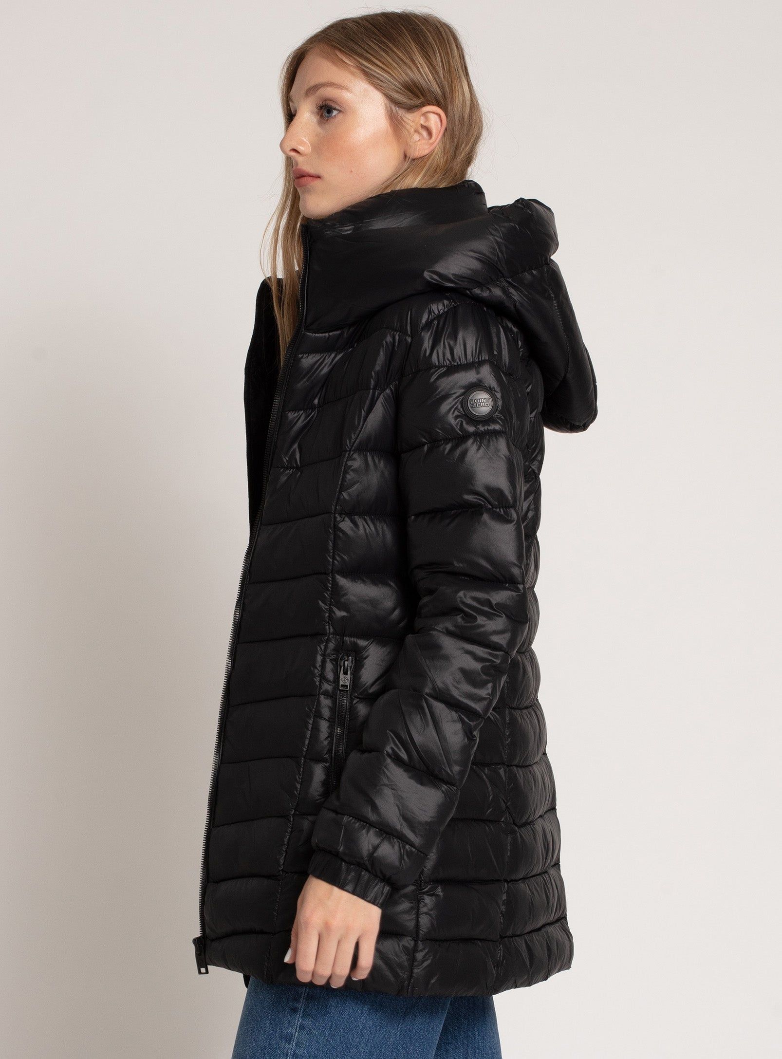 CLAUDIA | QUILTED MIDWEIGHT PUFFER JACKET||CLAUDIA | VESTE MATELASSÉE MOYENNE sold by Point Zero product image thumbnail 3