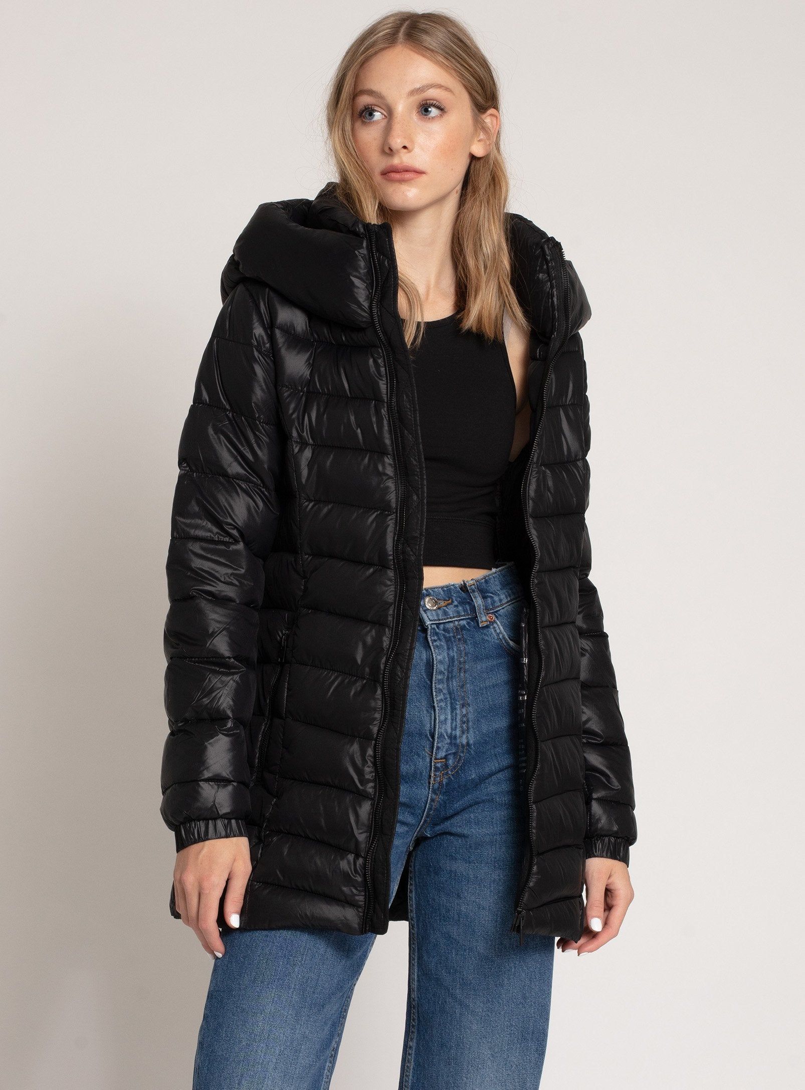 CLAUDIA | QUILTED MIDWEIGHT PUFFER JACKET||CLAUDIA | VESTE MATELASSÉE MOYENNE sold by Point Zero