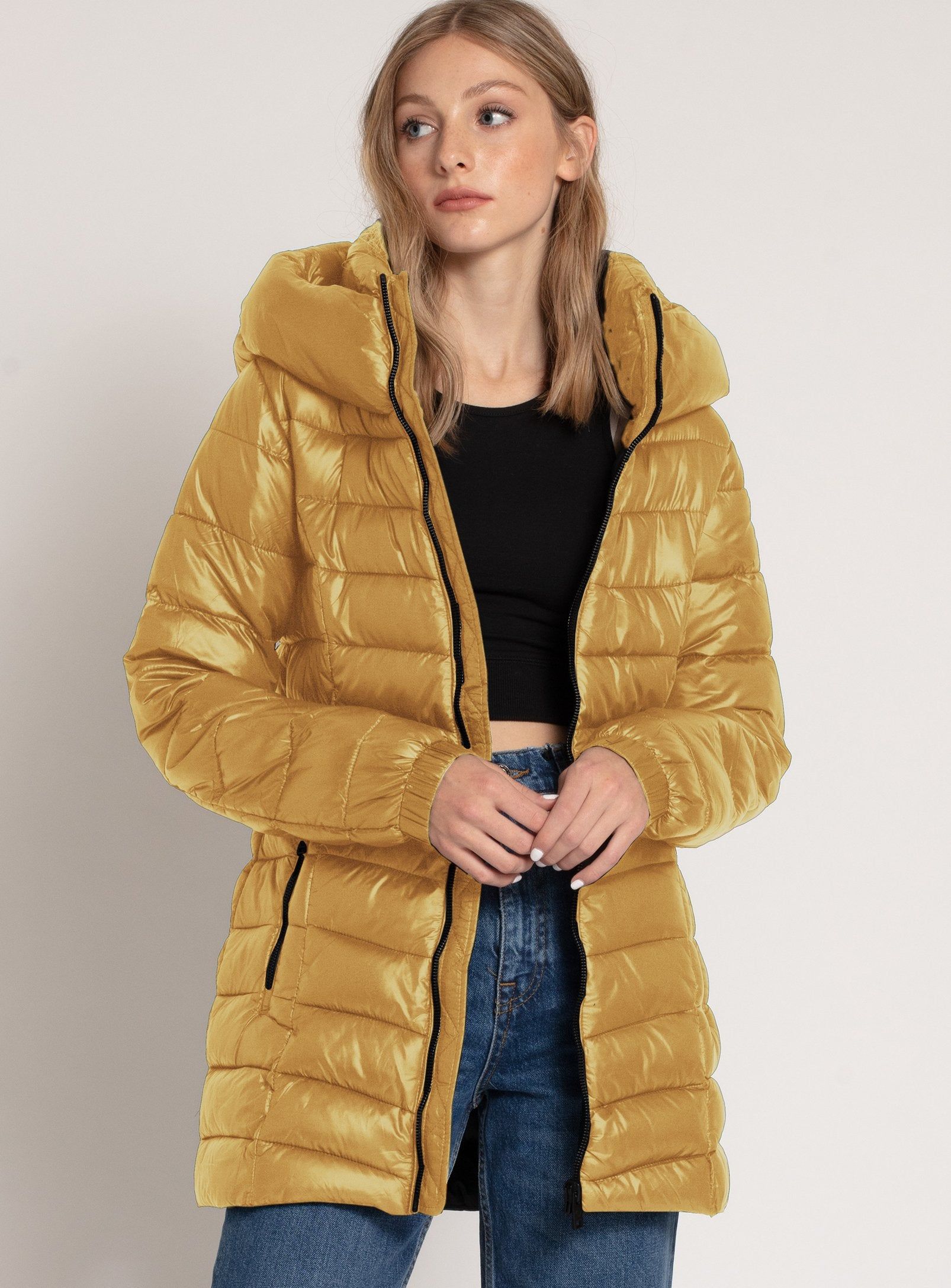 CLAUDIA | QUILTED MIDWEIGHT PUFFER JACKET||CLAUDIA | VESTE MATELASSÉE MOYENNE sold by Point Zero product image thumbnail 16
