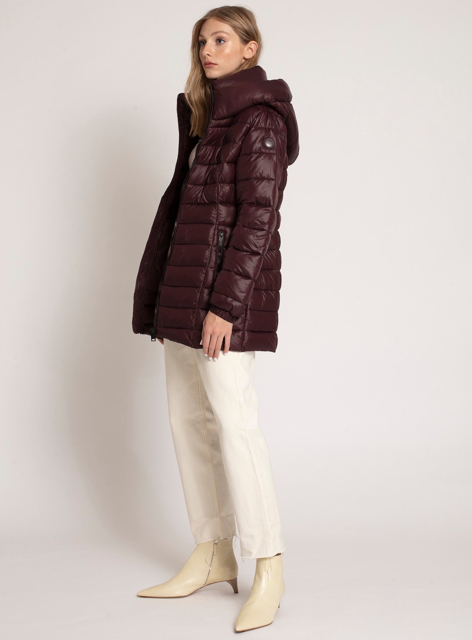 CLAUDIA | QUILTED MIDWEIGHT PUFFER JACKET||CLAUDIA | VESTE MATELASSÉE MOYENNE sold by Point Zero product image thumbnail 13