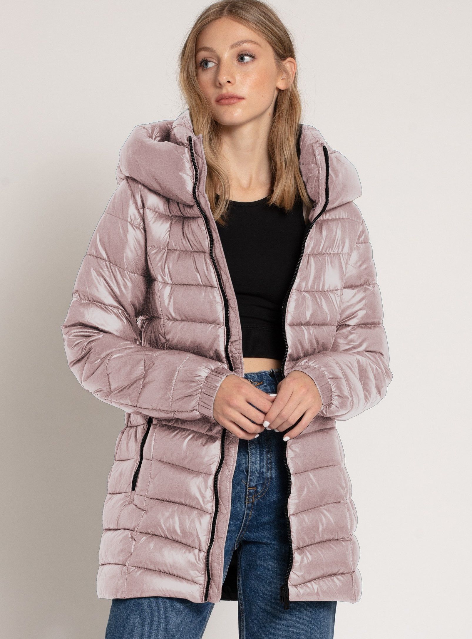 CLAUDIA | QUILTED MIDWEIGHT PUFFER JACKET||CLAUDIA | VESTE MATELASSÉE MOYENNE sold by Point Zero product image thumbnail 31