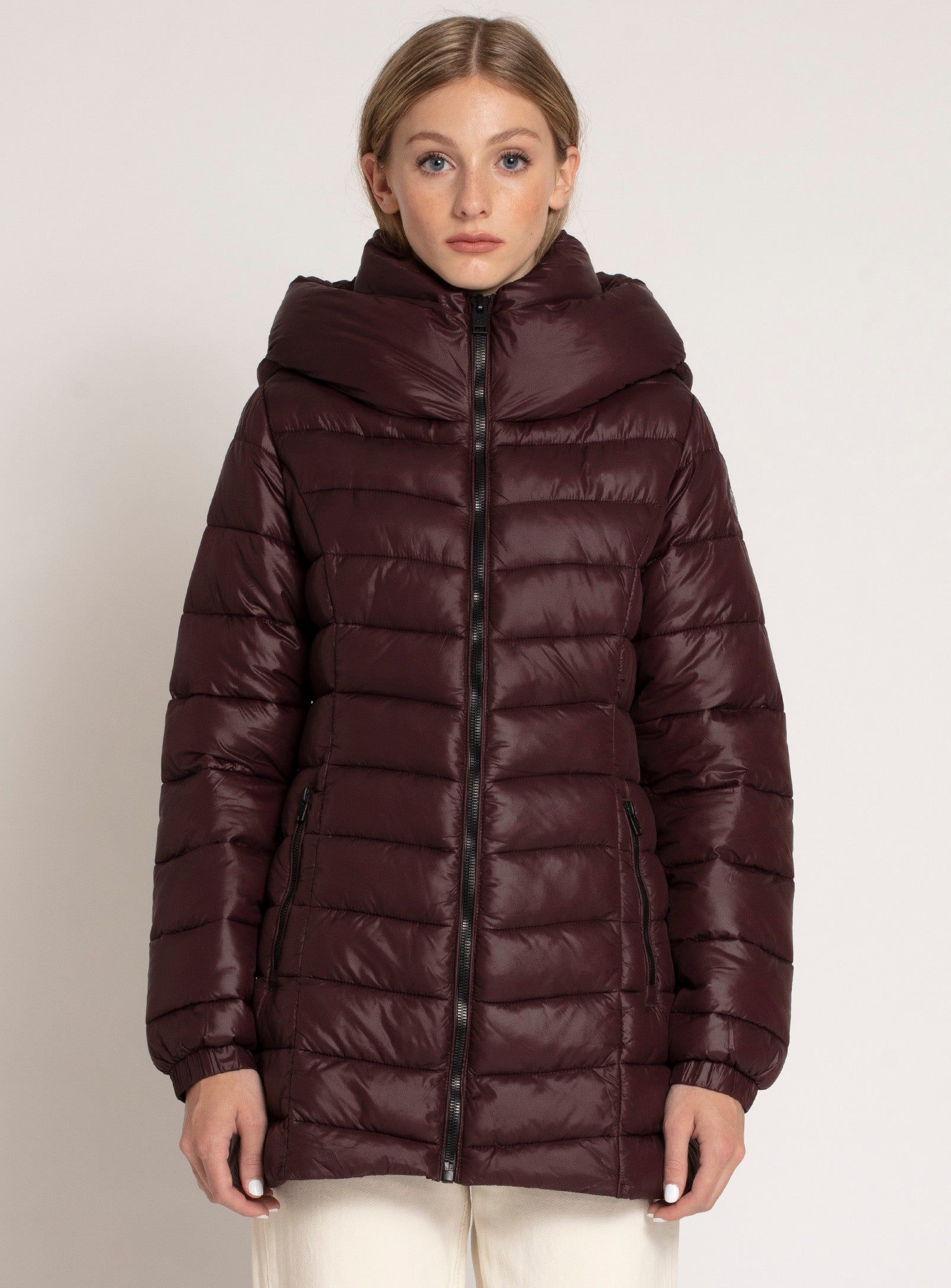 CLAUDIA | QUILTED MIDWEIGHT PUFFER JACKET||CLAUDIA | VESTE MATELASSÉE MOYENNE sold by Point Zero product image thumbnail 9
