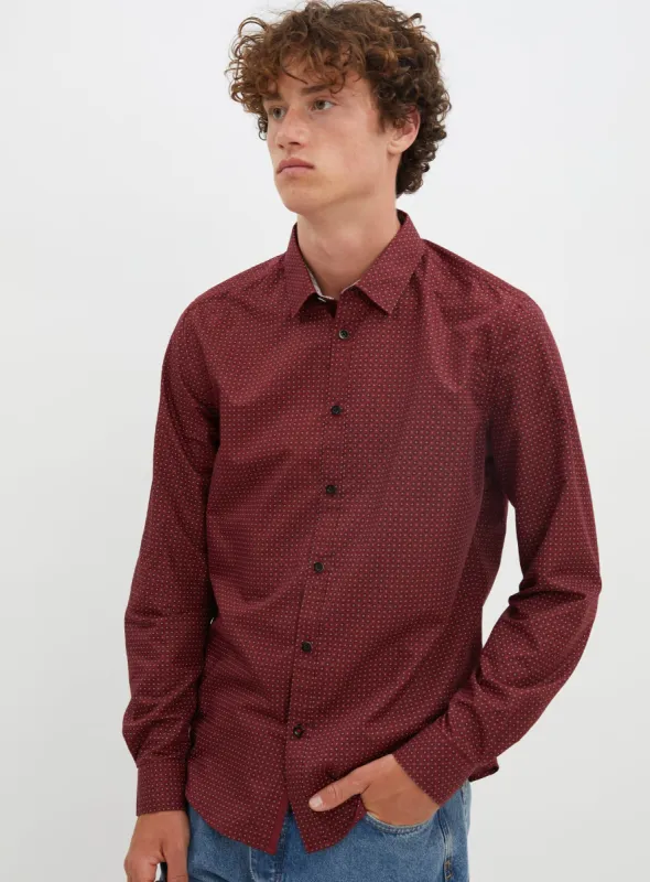 BEN | Luxury collection printed shirt || BEN |  Chemise imprimé collection luxe sold by Point Zero
