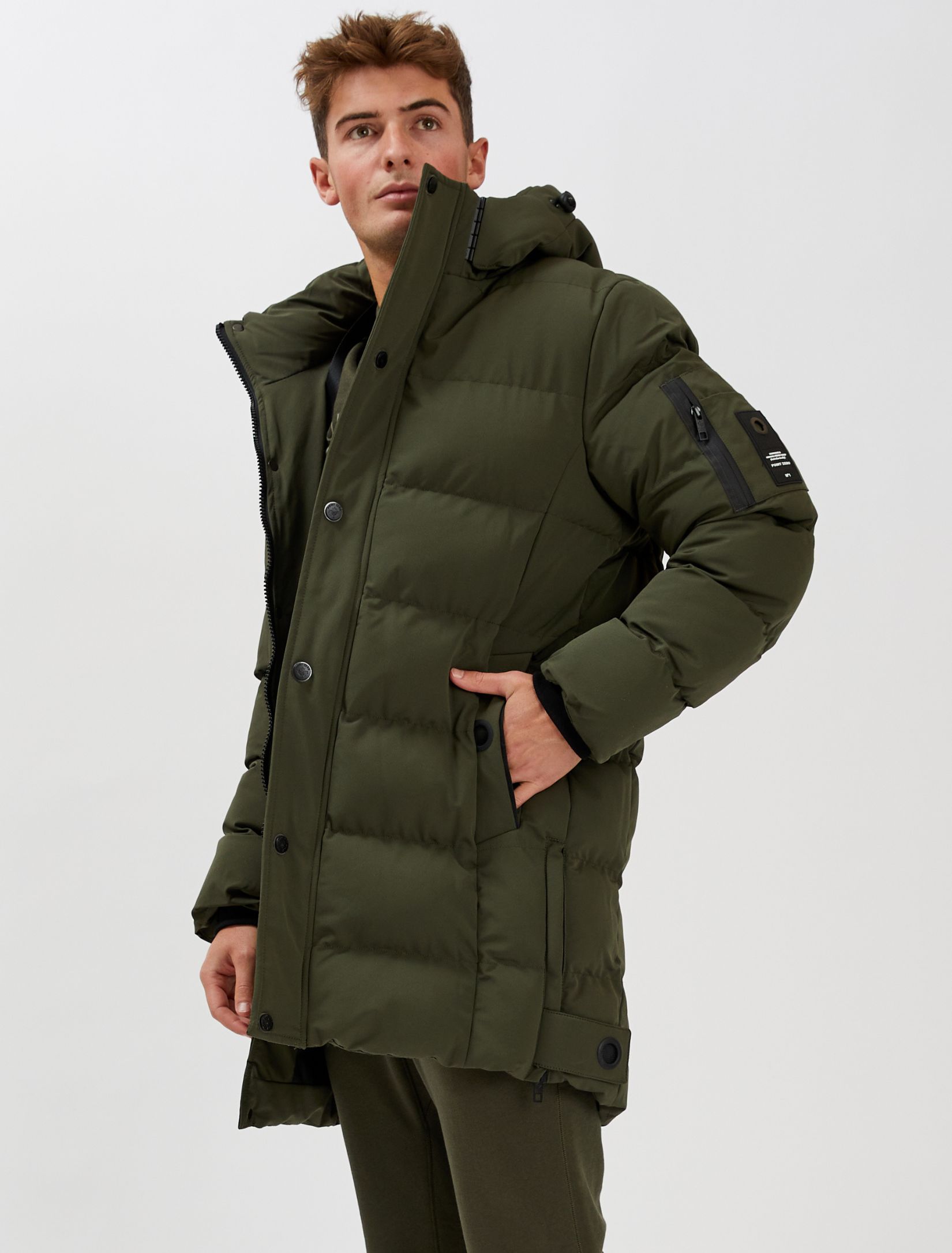 LEVI | Long puffer jacket || LEVI | Veste polaire matelassée longue sold by Point Zero product image thumbnail 23