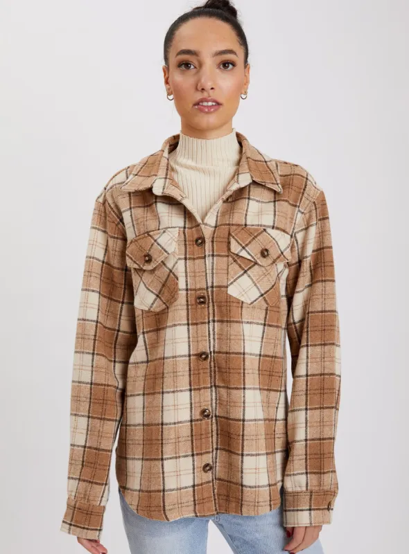 ADDISON | Check Shacket||ADDISON | Veste à carreaux sold by Point Zero