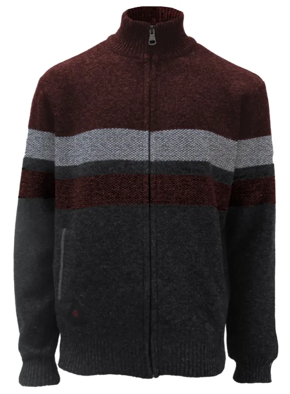 TIMMY | Textured striped knit || TIMMY | Maille rayée texturée sold by Point Zero