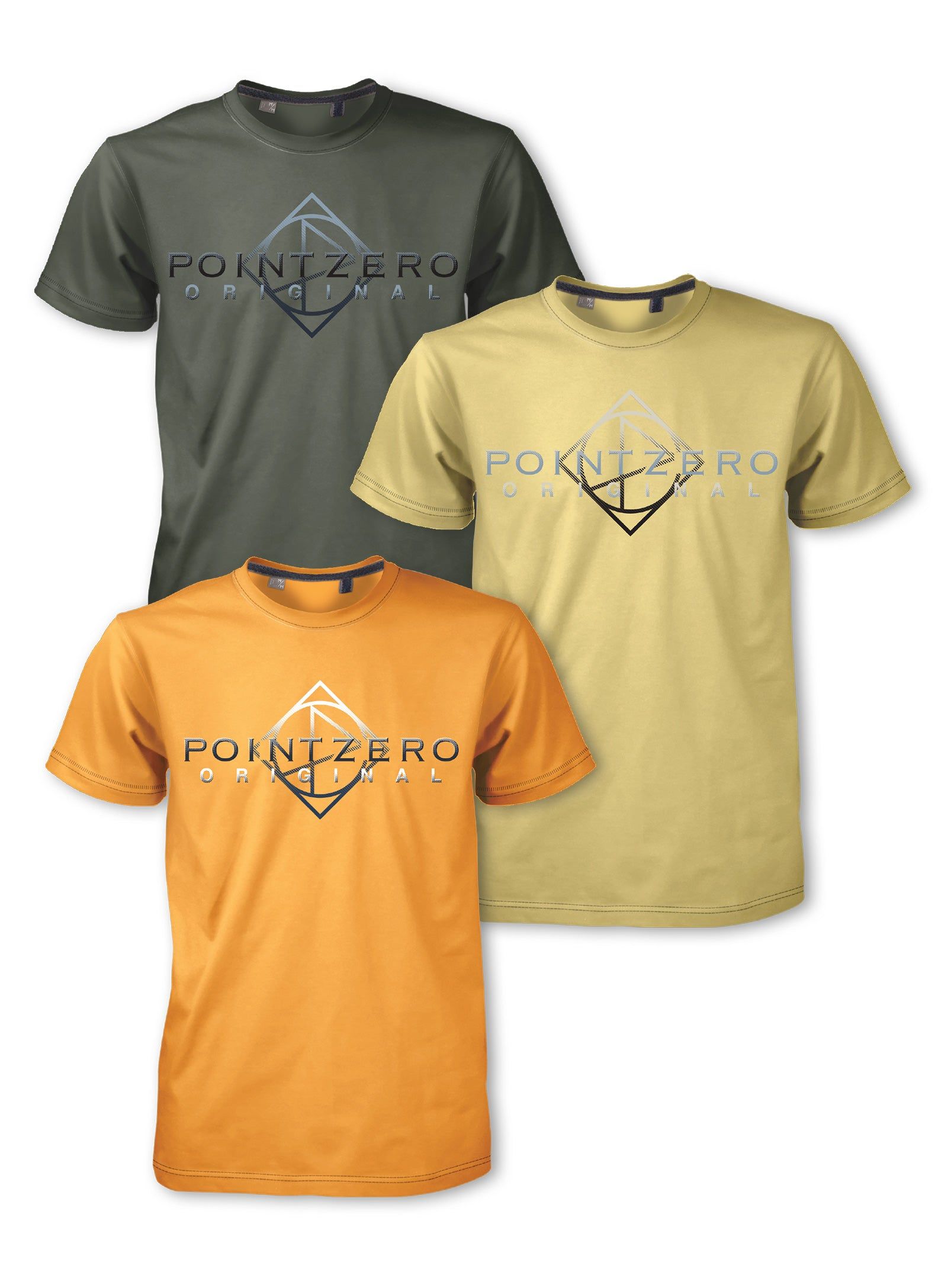 3 Multicolour logo T-shirts || 3 T-shirts logo multicolores sold by Point Zero product image thumbnail 17