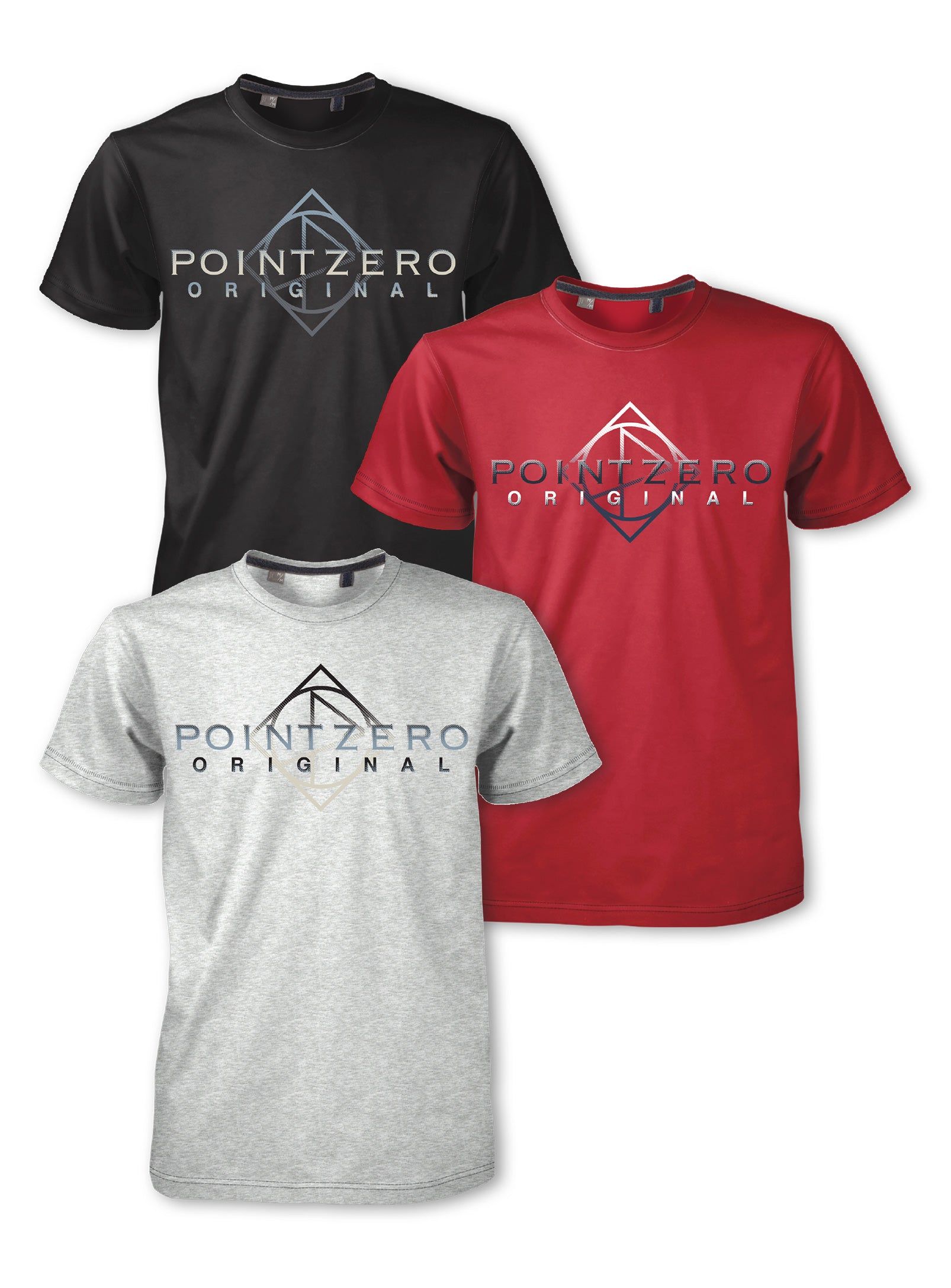3 Multicolour logo T-shirts || 3 T-shirts logo multicolores sold by Point Zero product image thumbnail 19