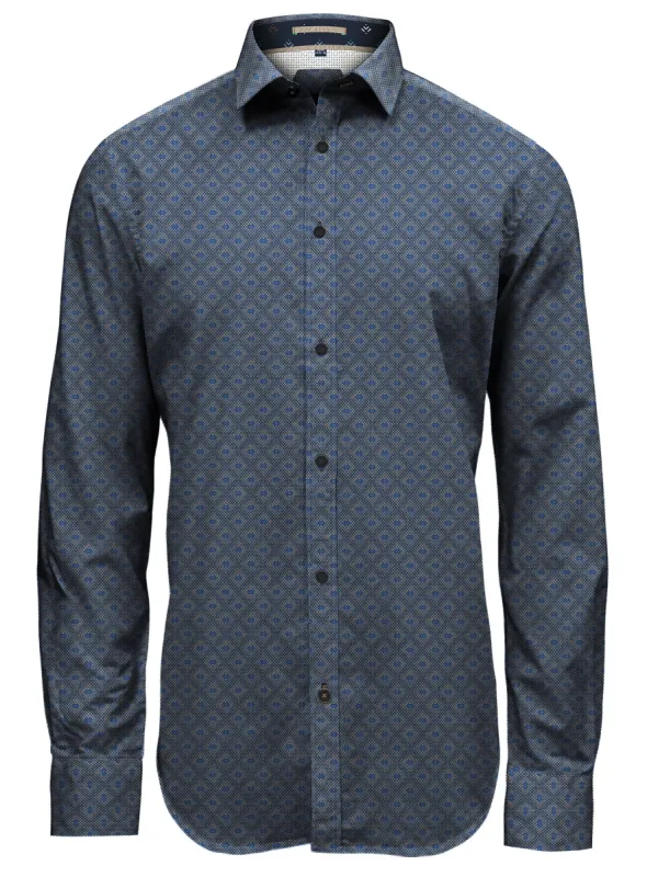 LENCHO | 4-Way Stretch Collared Shirt||LENCHO | Chemise à col étiré 4-Way sold by Point Zero
