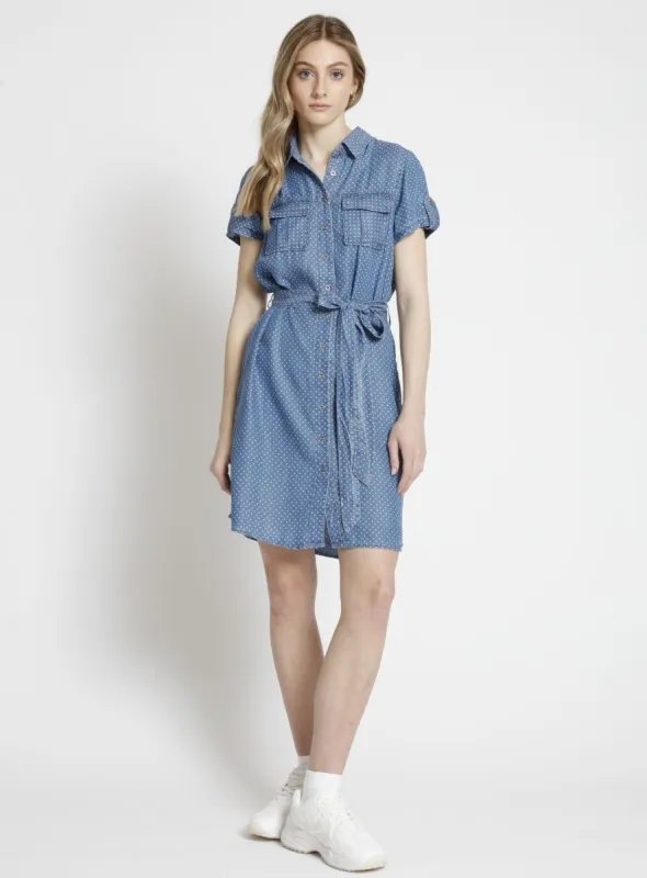 LEMA | Short sleeve shirt dress || LEMA | Robe chemise à manches courtes sold by Point Zero