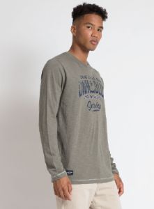 TOR | PRINTED LONG SLEEVE CREWNECK T-SHIRT||TOR | T-SHIRT IMPRIMÉ À MANCHES LONGUES ET À COL RAS DU COU sold by Point Zero