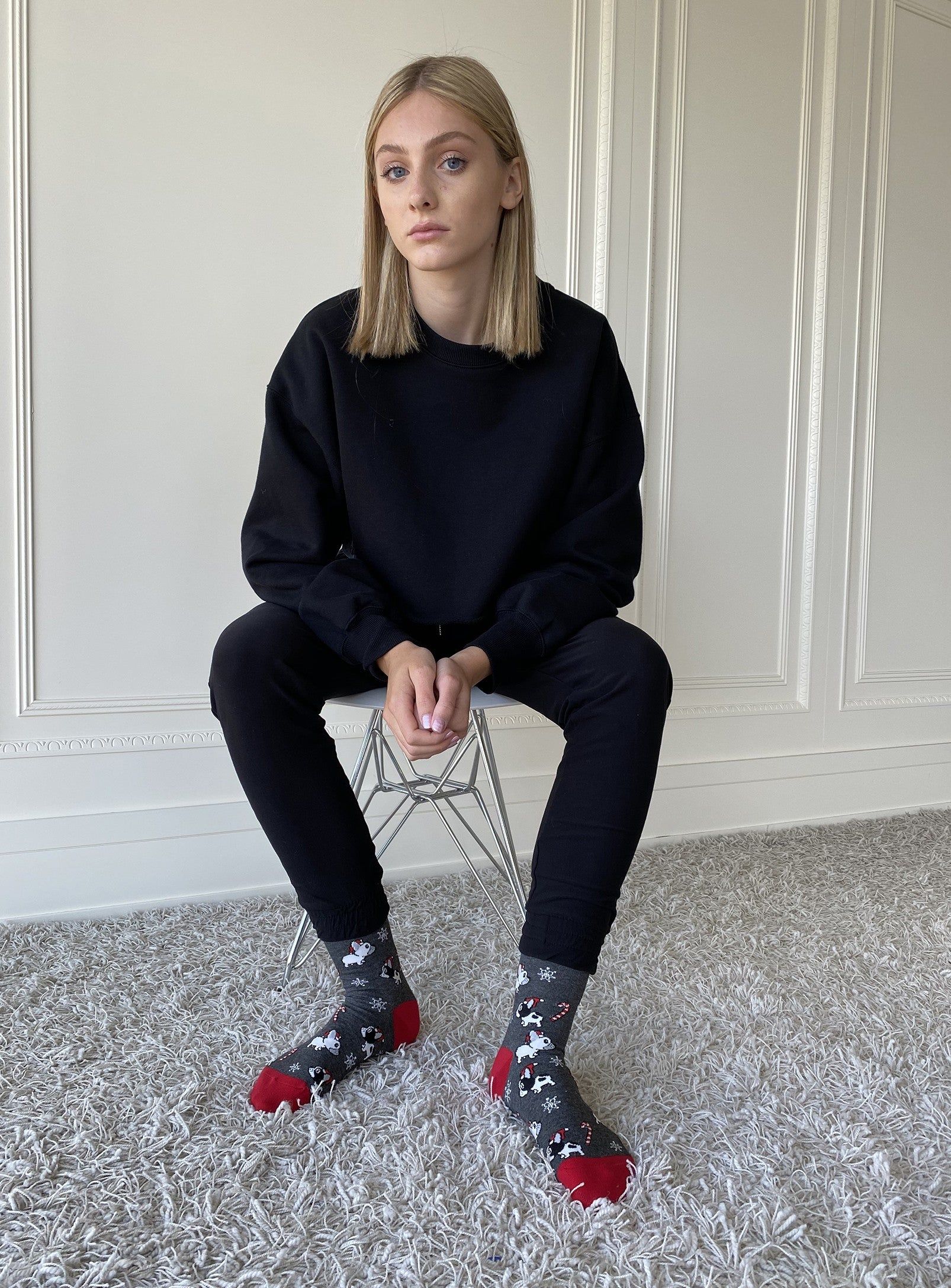 SANTA DOG | SOCKS-9-11-32 sold by Point Zero