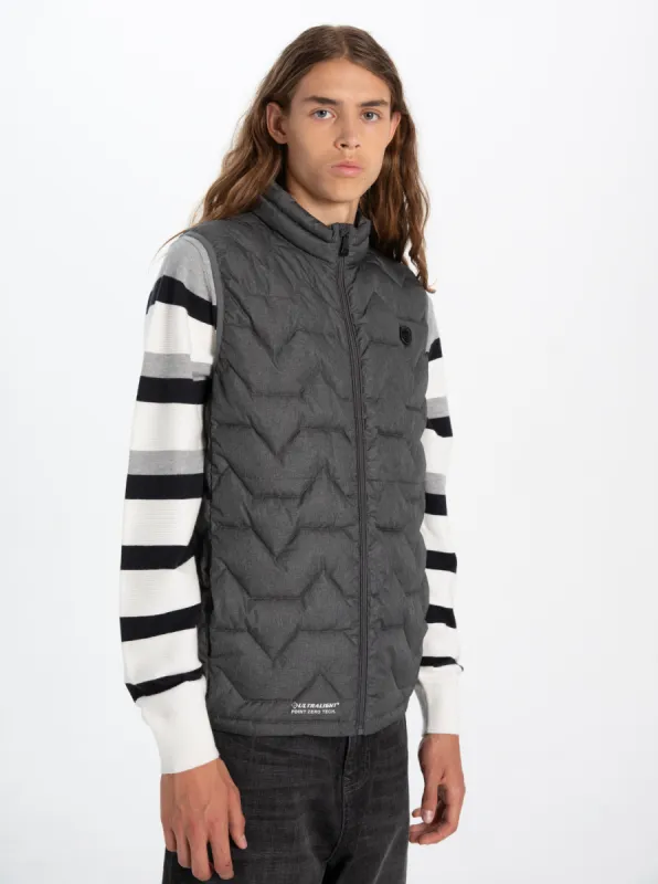 HIRAM| Ultralight Vest with geo-quilting||HIRAM| Gilet Ultraléger avec matelassage géométrique sold by Point Zero