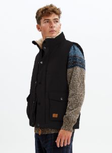 KELSO | Sherpa Puffer Vest || KELSO | Gilet polaire en sherpa sold by Point Zero