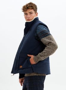 KELSO | Sherpa Puffer Vest || KELSO | Gilet polaire en sherpa sold by Point Zero