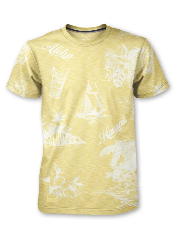 VELY | Allover printed t-shirt || VELY | T-shirt entièrement imprimé sold by Point Zero