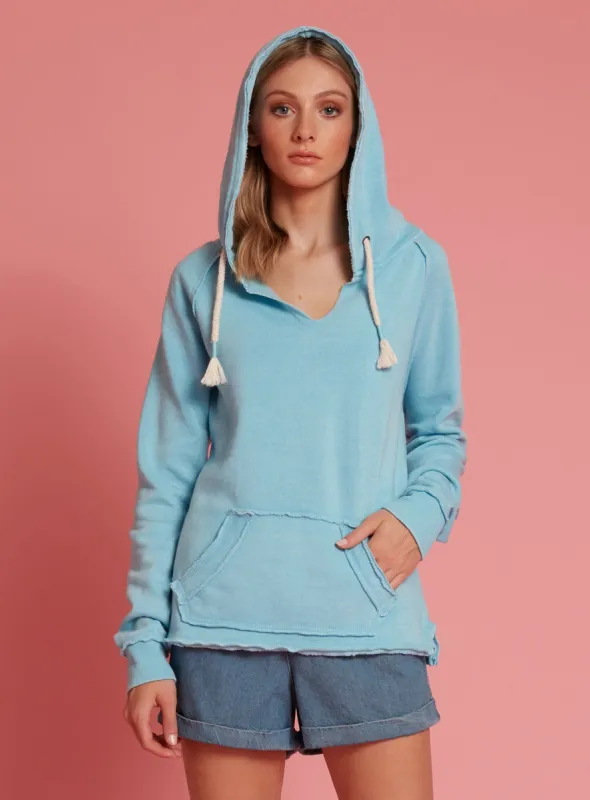 TALO | Fleece pop colour hoodie || TALO | Sweat à capuche couleur pop en molleton sold by Point Zero