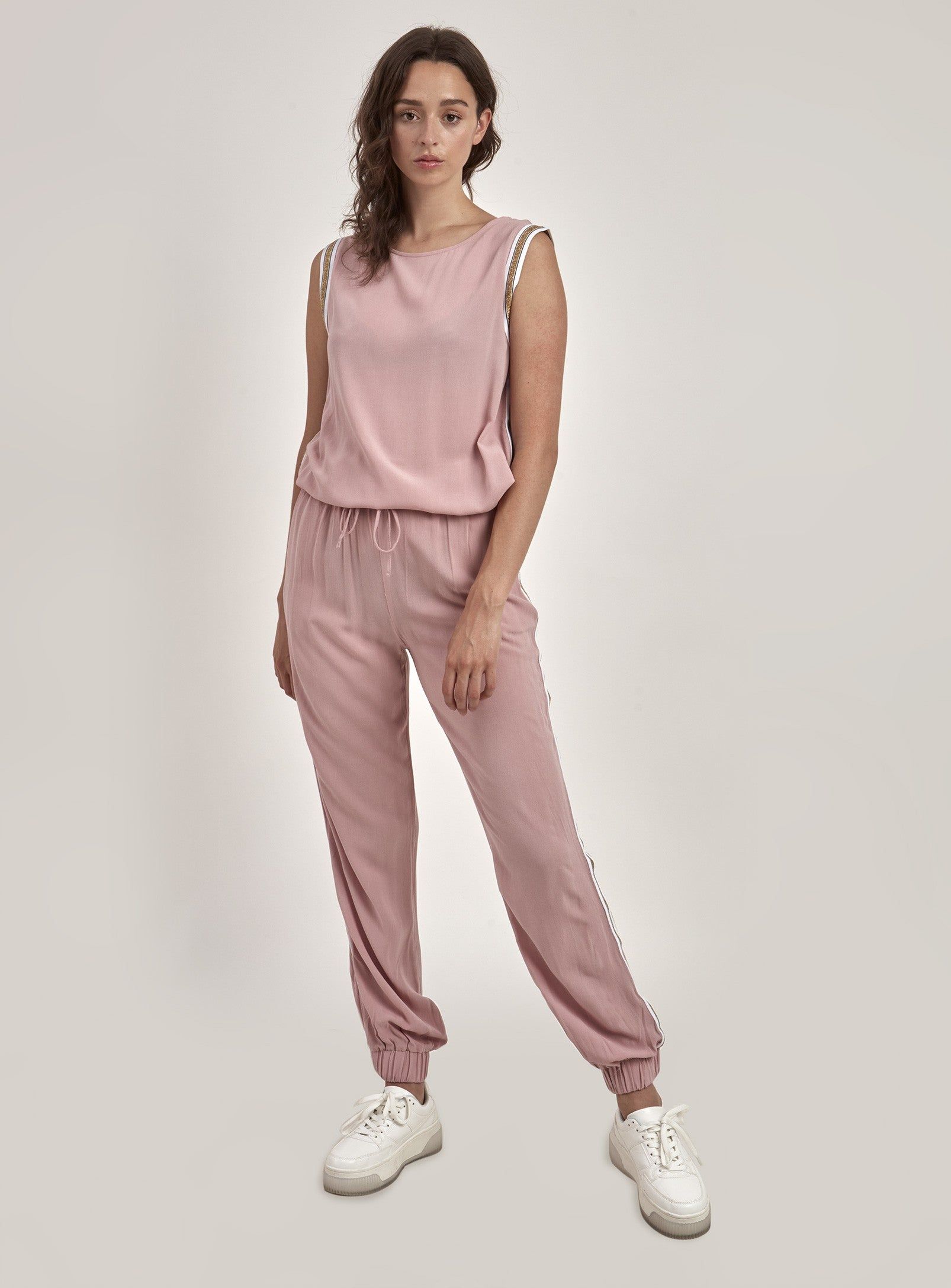 SLEEVELESS BLOUSE-BLUSH sold by Point Zero