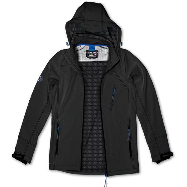 JACKSON | Softshell Dewspo Bonded Mesh Jacket || JACKSON | Veste À Capuche Dewspo/Bonded Avec Micro Polaire sold by Point Zero