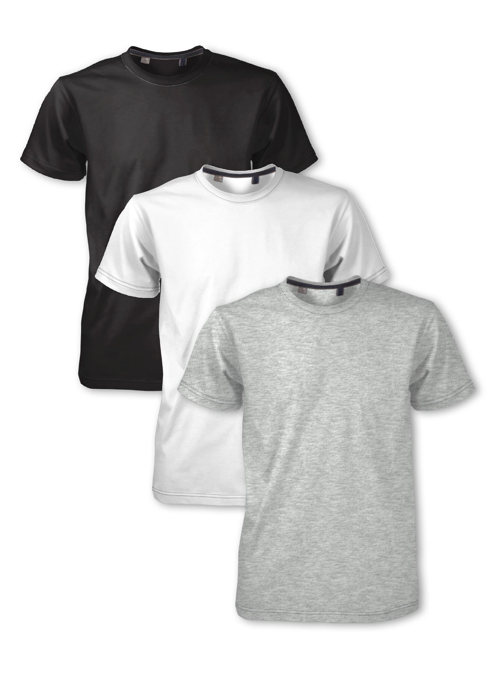 3-Pack Cotton Crew T-shirt || Paquet de 3 t-shirts col rond en coton sold by Point Zero