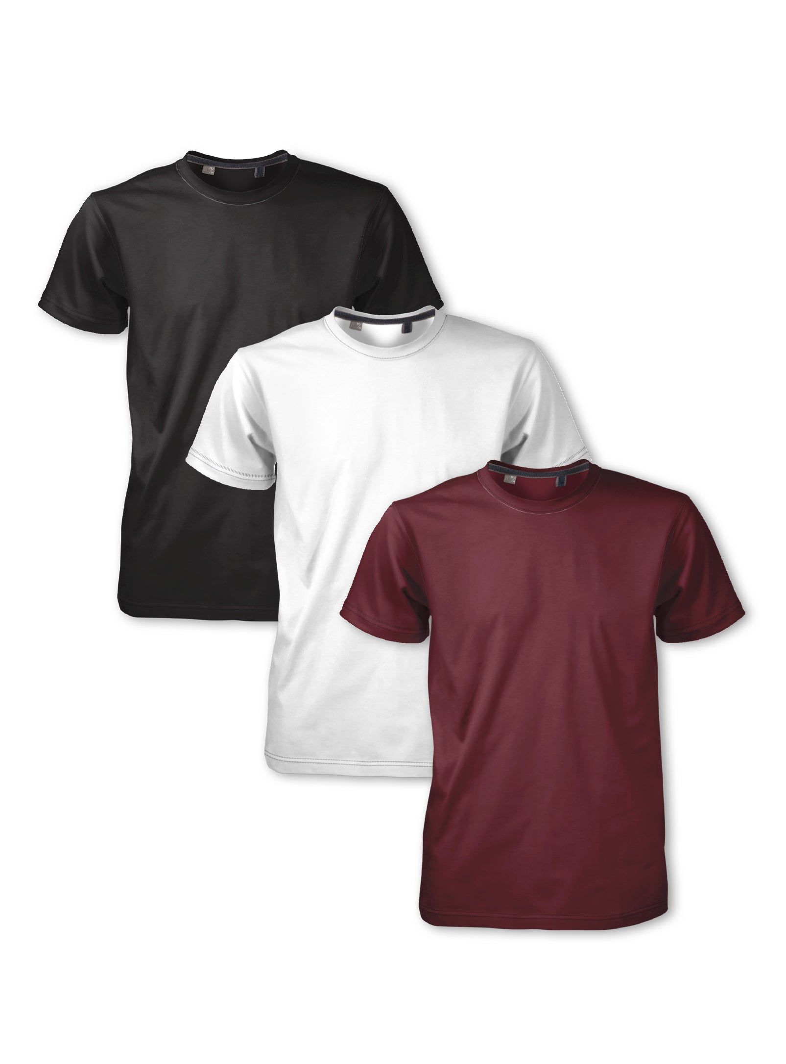 3-Pack Cotton Crew T-shirt || Paquet de 3 t-shirts col rond en coton sold by Point Zero product image thumbnail 20