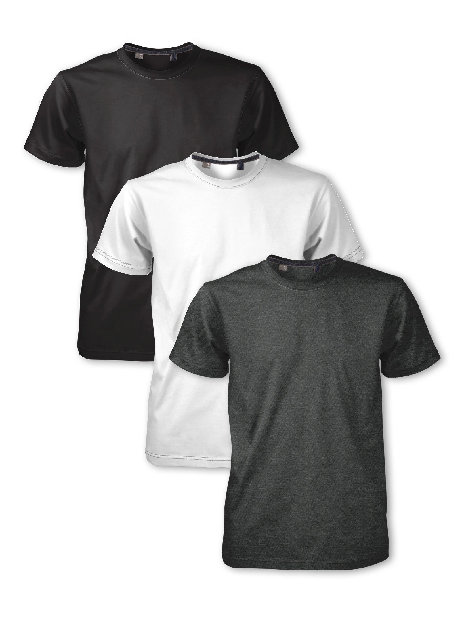 3-Pack Cotton Crew T-shirt || Paquet de 3 t-shirts col rond en coton sold by Point Zero product image thumbnail 11
