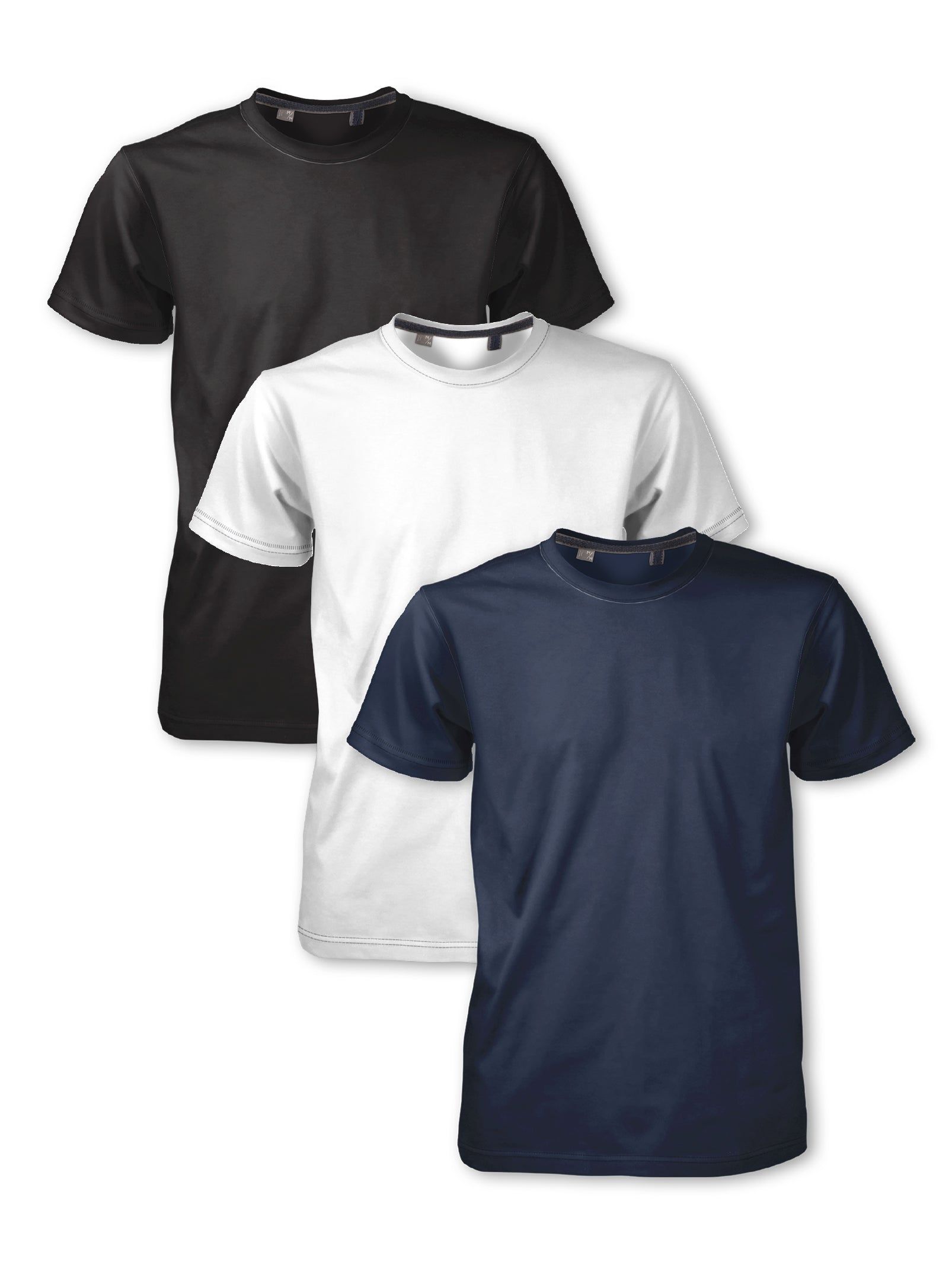 3-Pack Cotton Crew T-shirt || Paquet de 3 t-shirts col rond en coton sold by Point Zero product image thumbnail 6